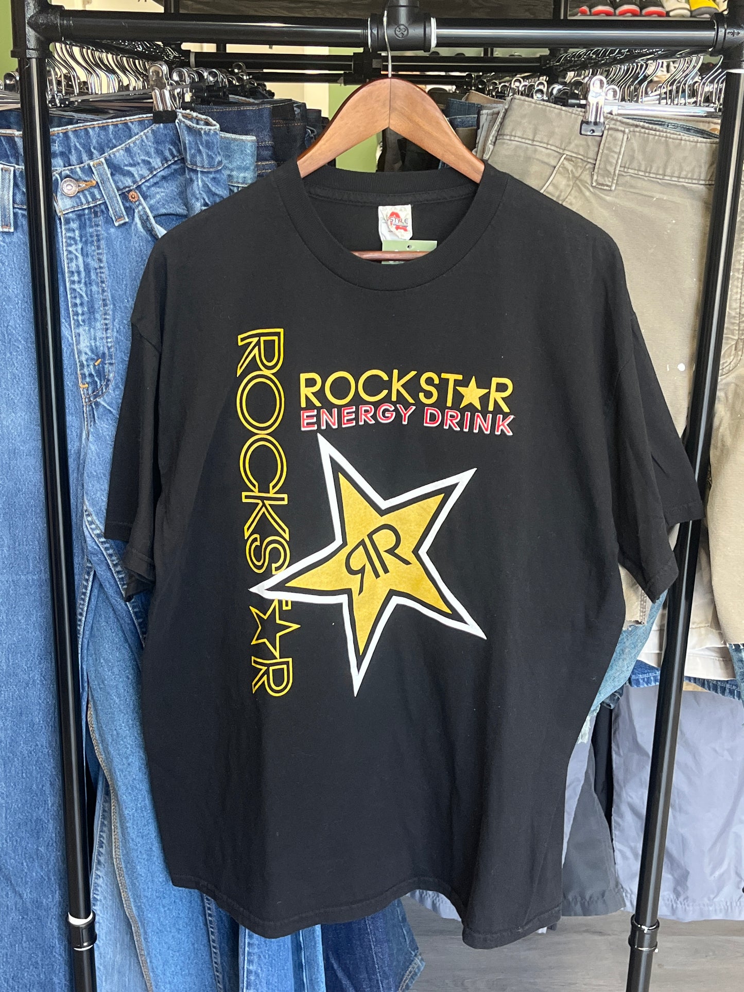 Y2K Rockstar Energy Drink Tee
