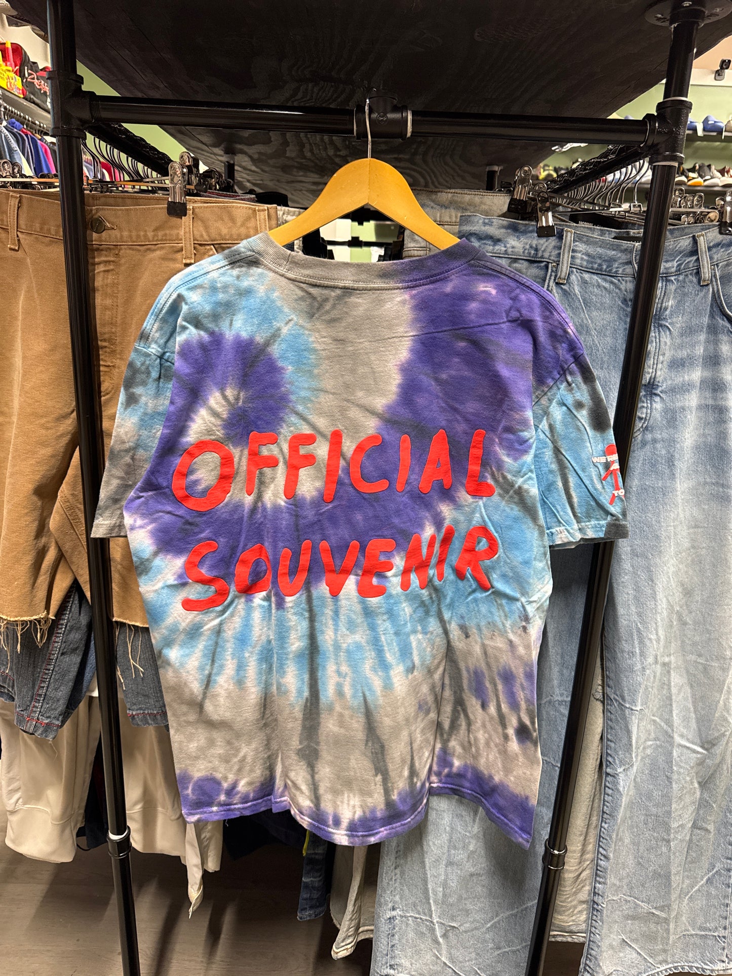 Travis Scott Official Souvenir Tie Dye Tee