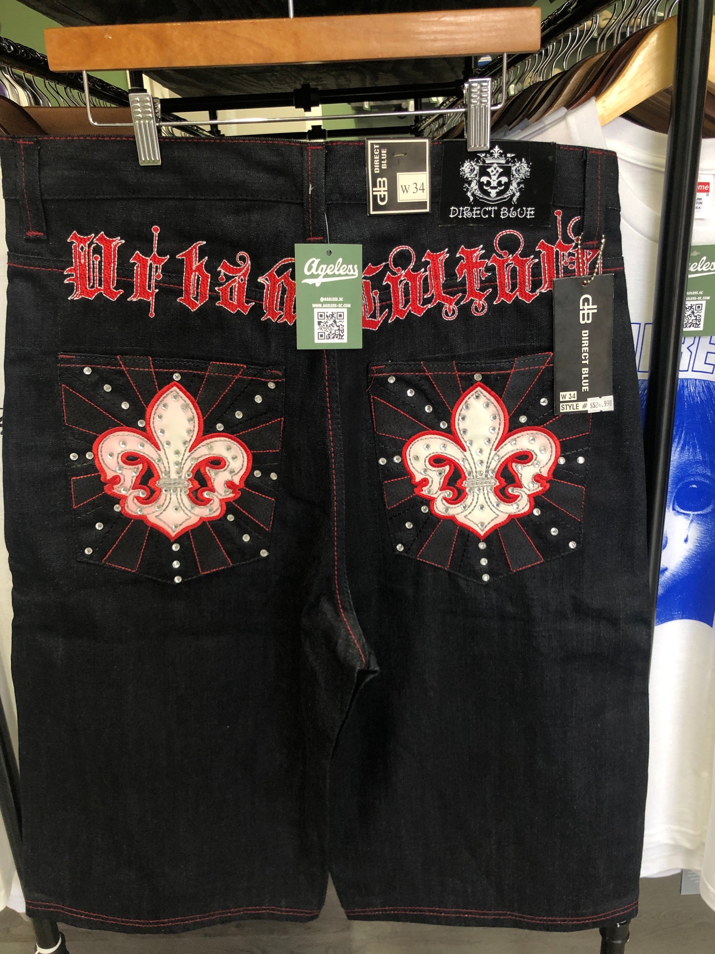 Direct Blue Jean Shorts