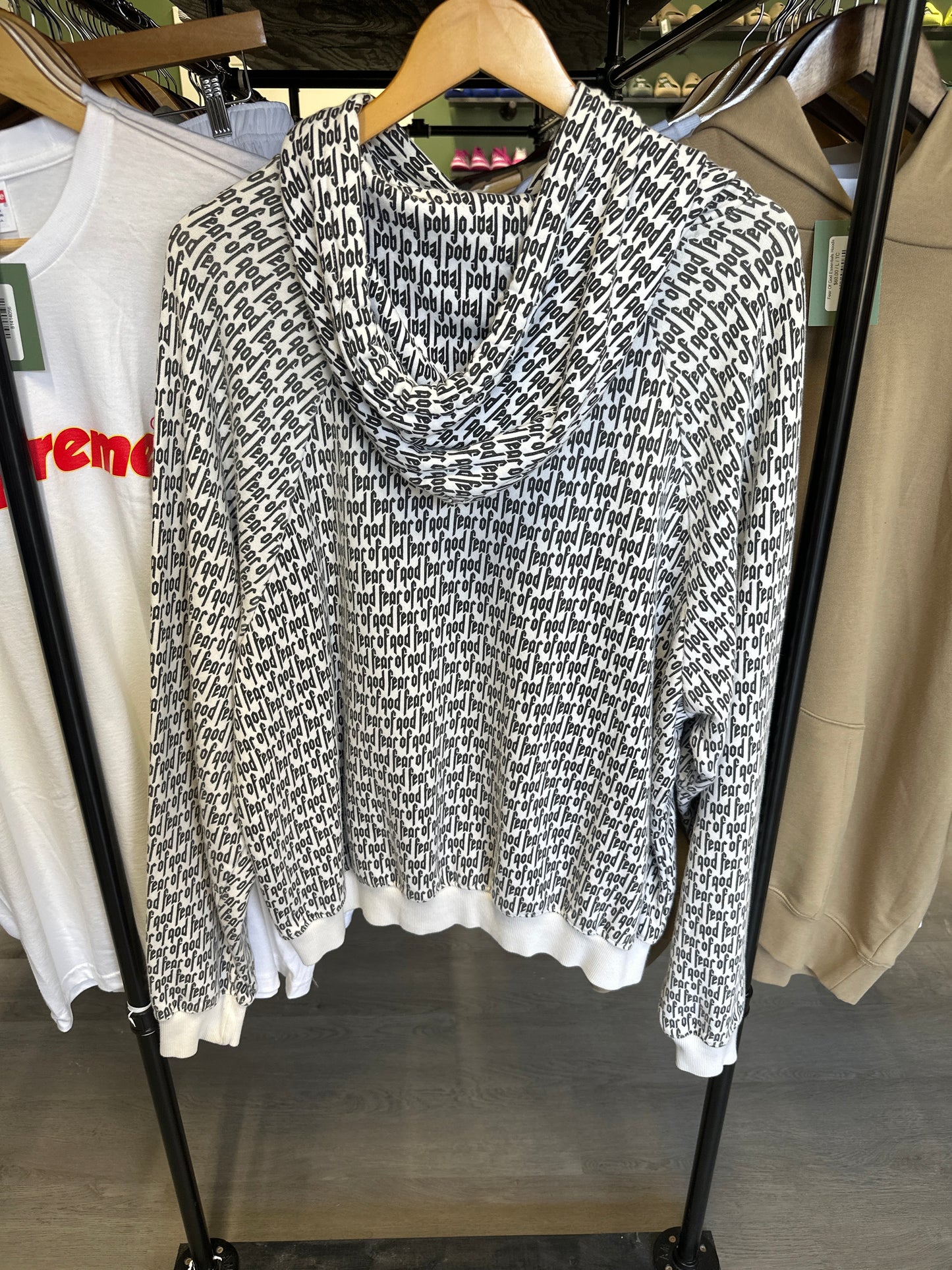 2016-2017 Fear Of God All Over Print Hoodie