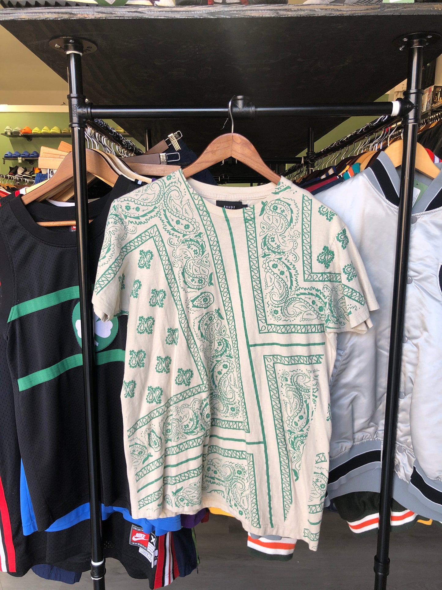 Rhude Green Bandana Tee