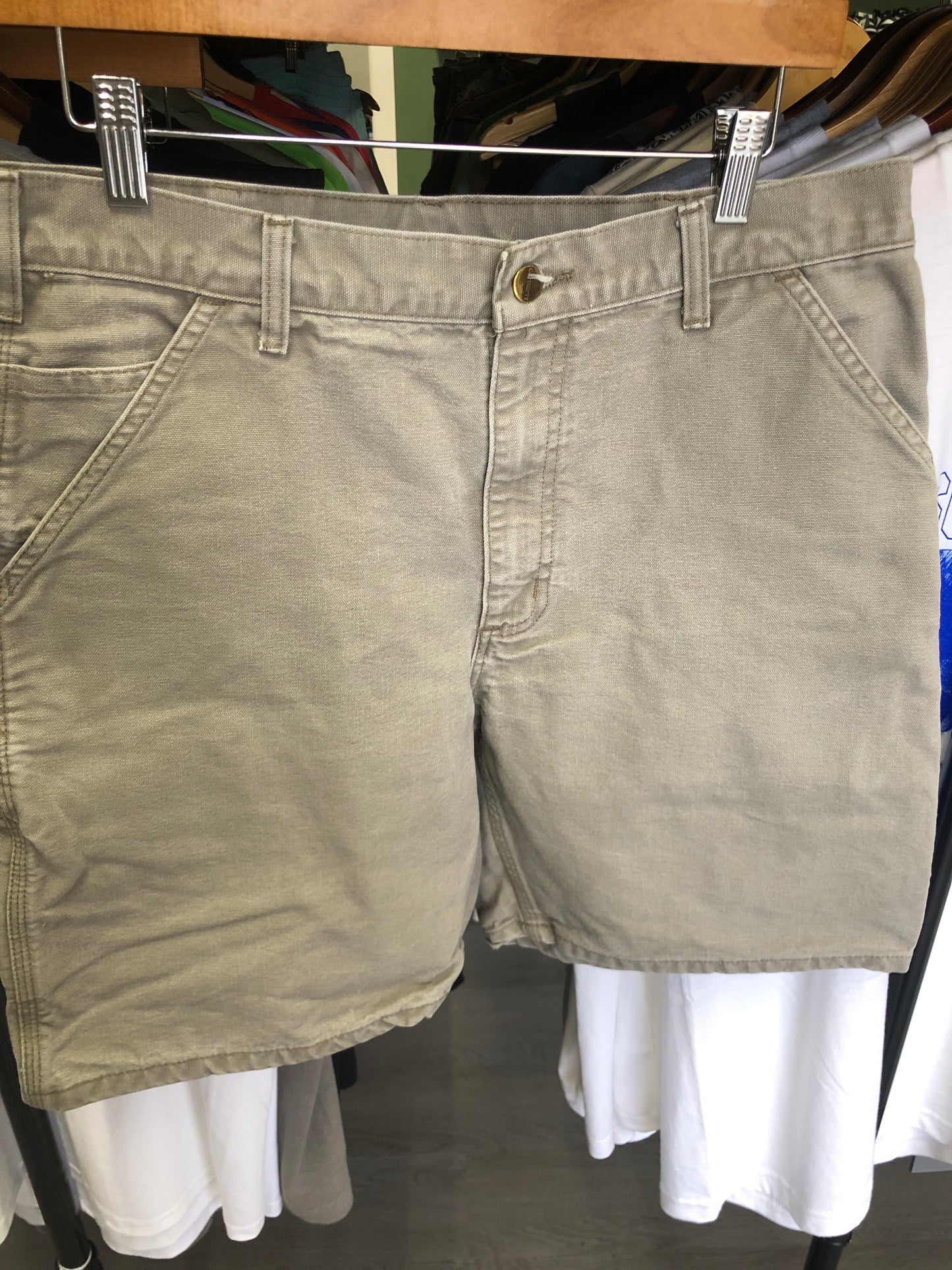 Beige Carhartt Shorts