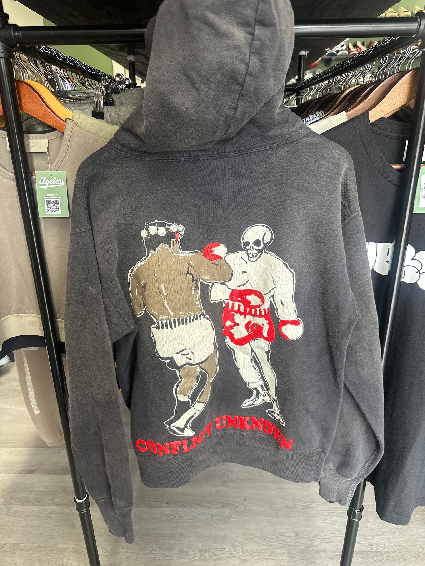 Saint Mxxxxxx X Denim Tears Struggle Tears Hoodie