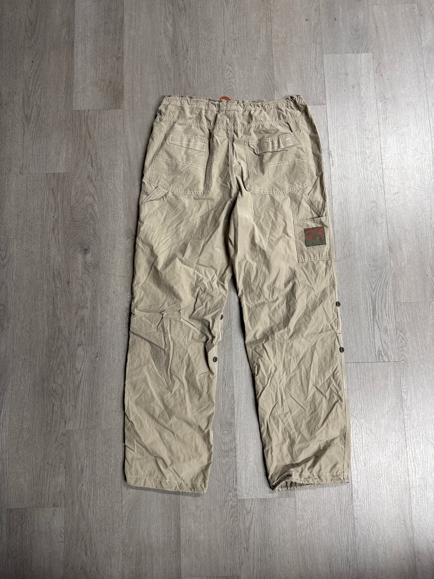 Vintage 2000 Structure USA Utility Supply Tan Baggy Pants