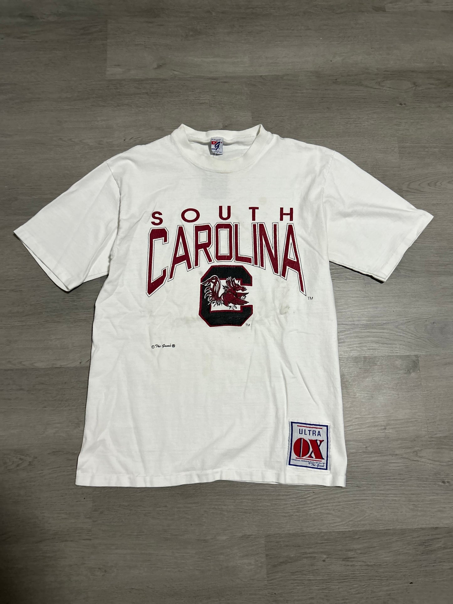 Vintage White South Carolina Gamecocks Ultra Tee