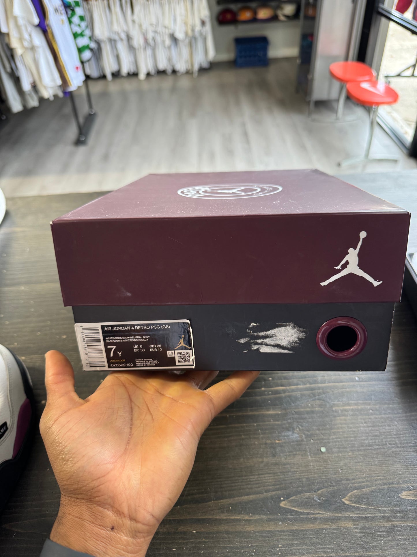 Pre-owned Jordan Retro 4 PSG Paris Saint German