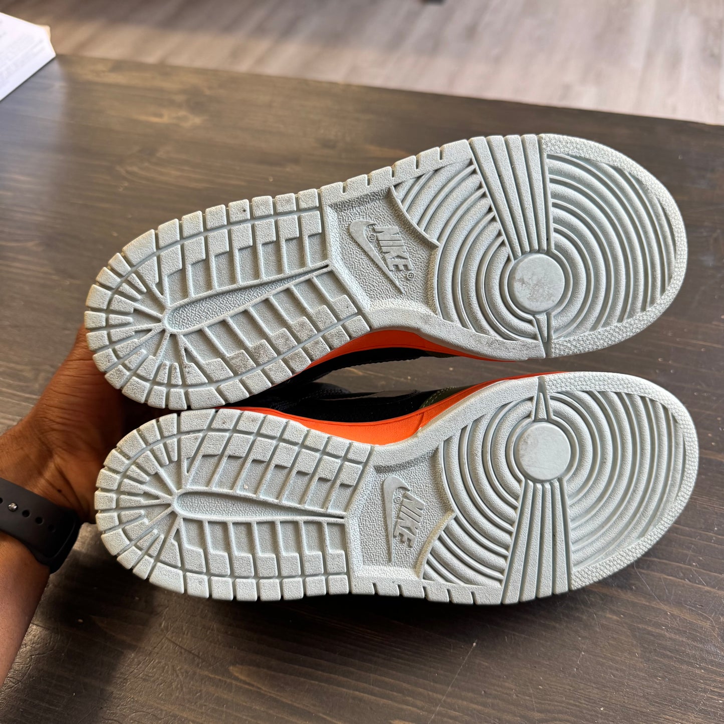 Pre-owned Nike Dunk Low Mandarin Orange Green