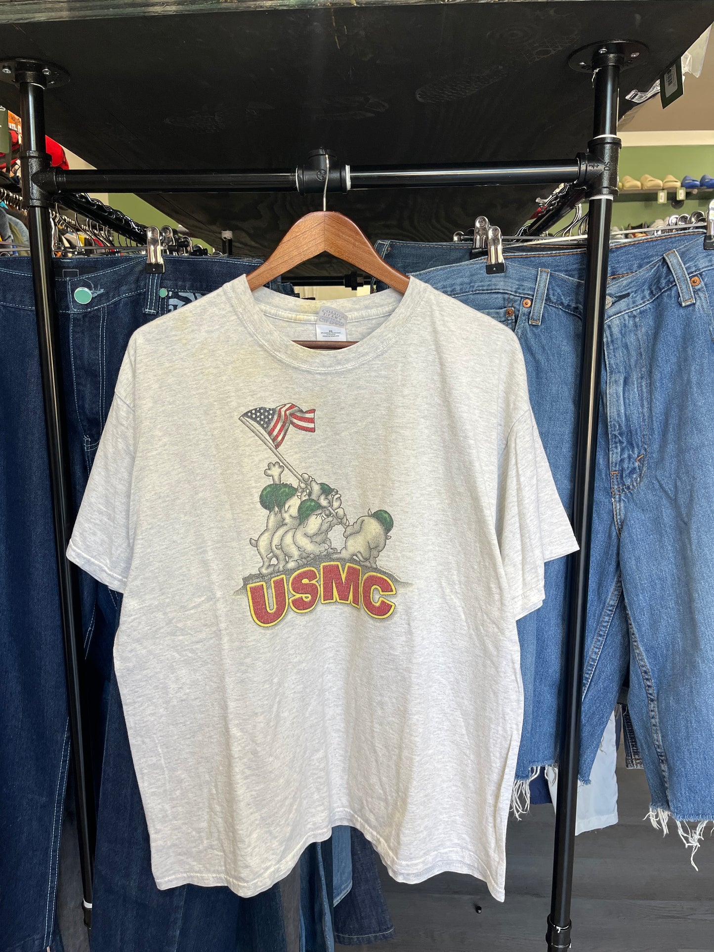 Vintage USMC Army Tee