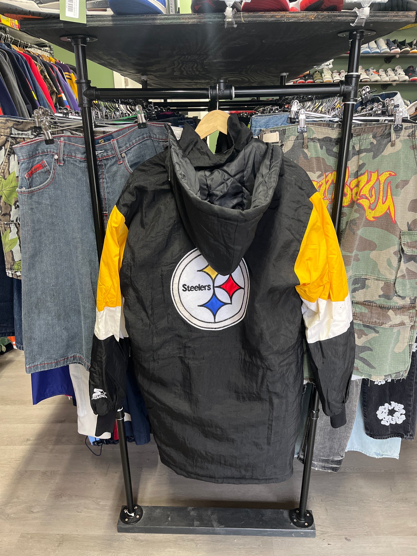Starter Pittsburgh Steelers Puffer Coat