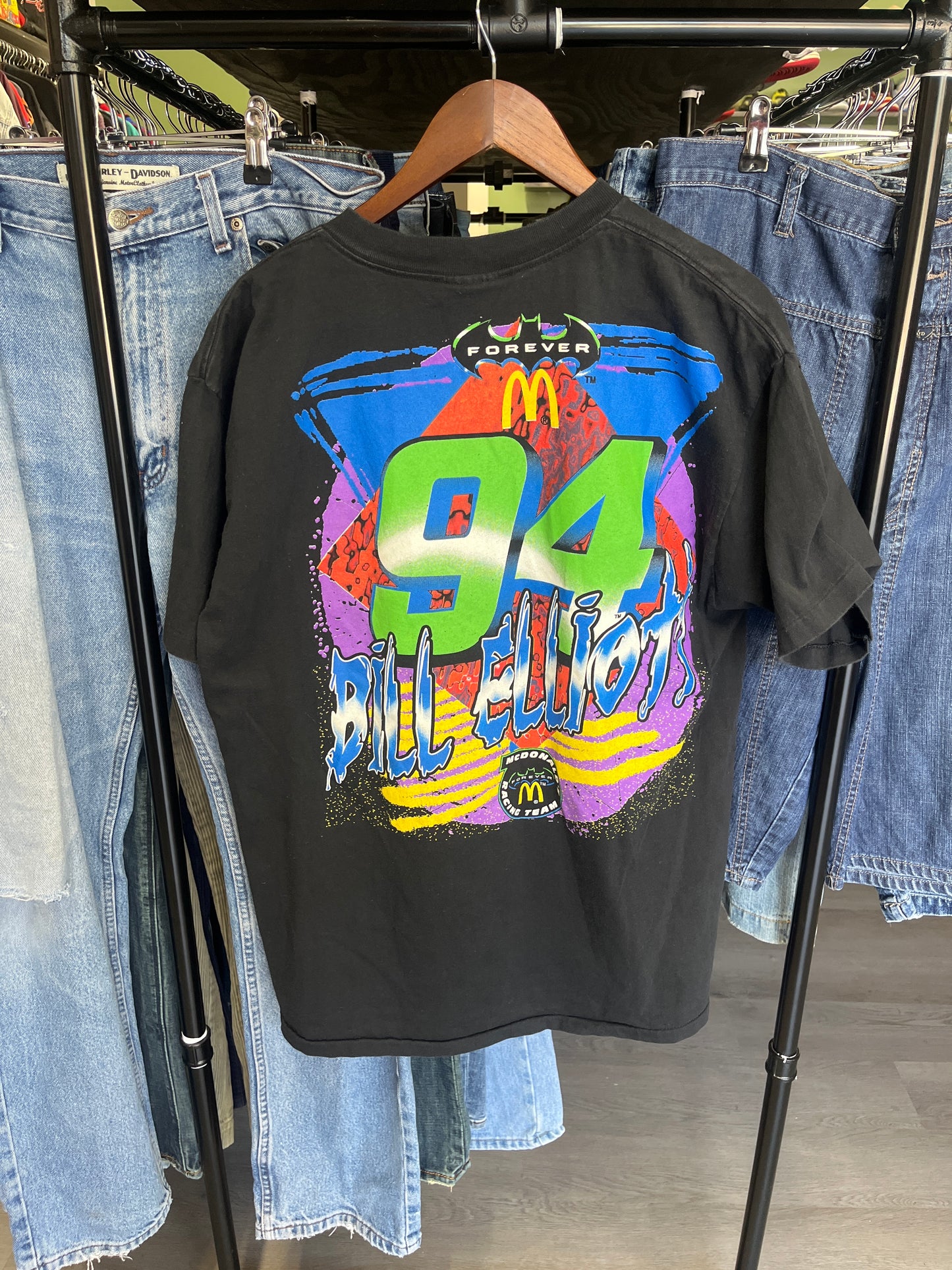 Vintage 1995 Bill Elliott McDonald’s Nascar Tee