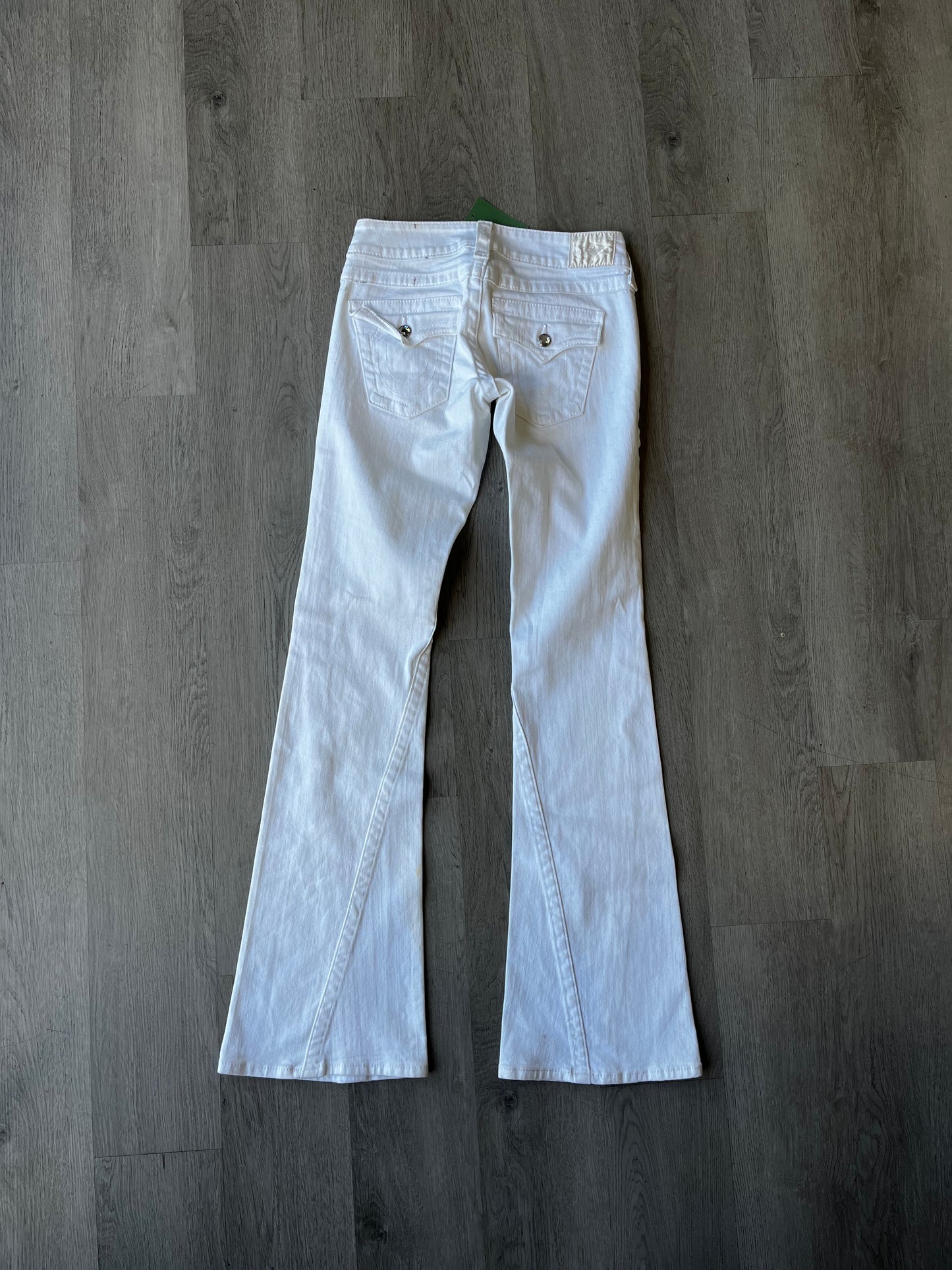 Women’s True Religion White Flare Jeans