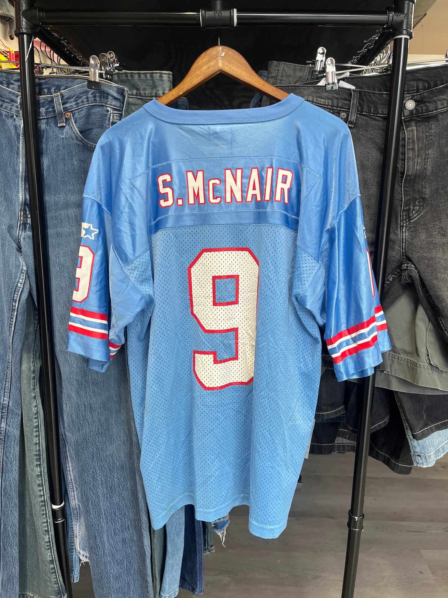 Vintage Tennessee Oilers Starter 9 Jersey