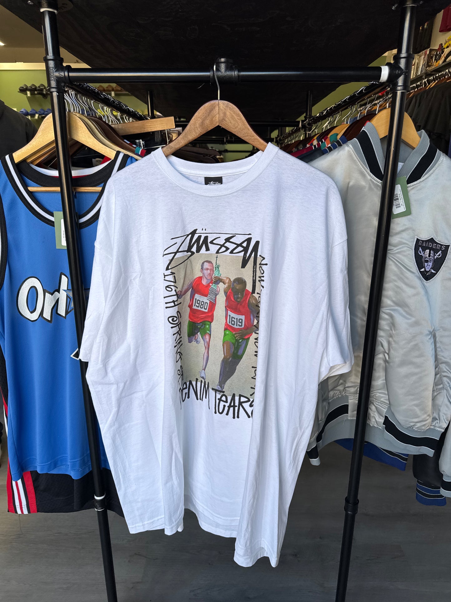 Stussy x Denim Tears Pass The Baton Tee