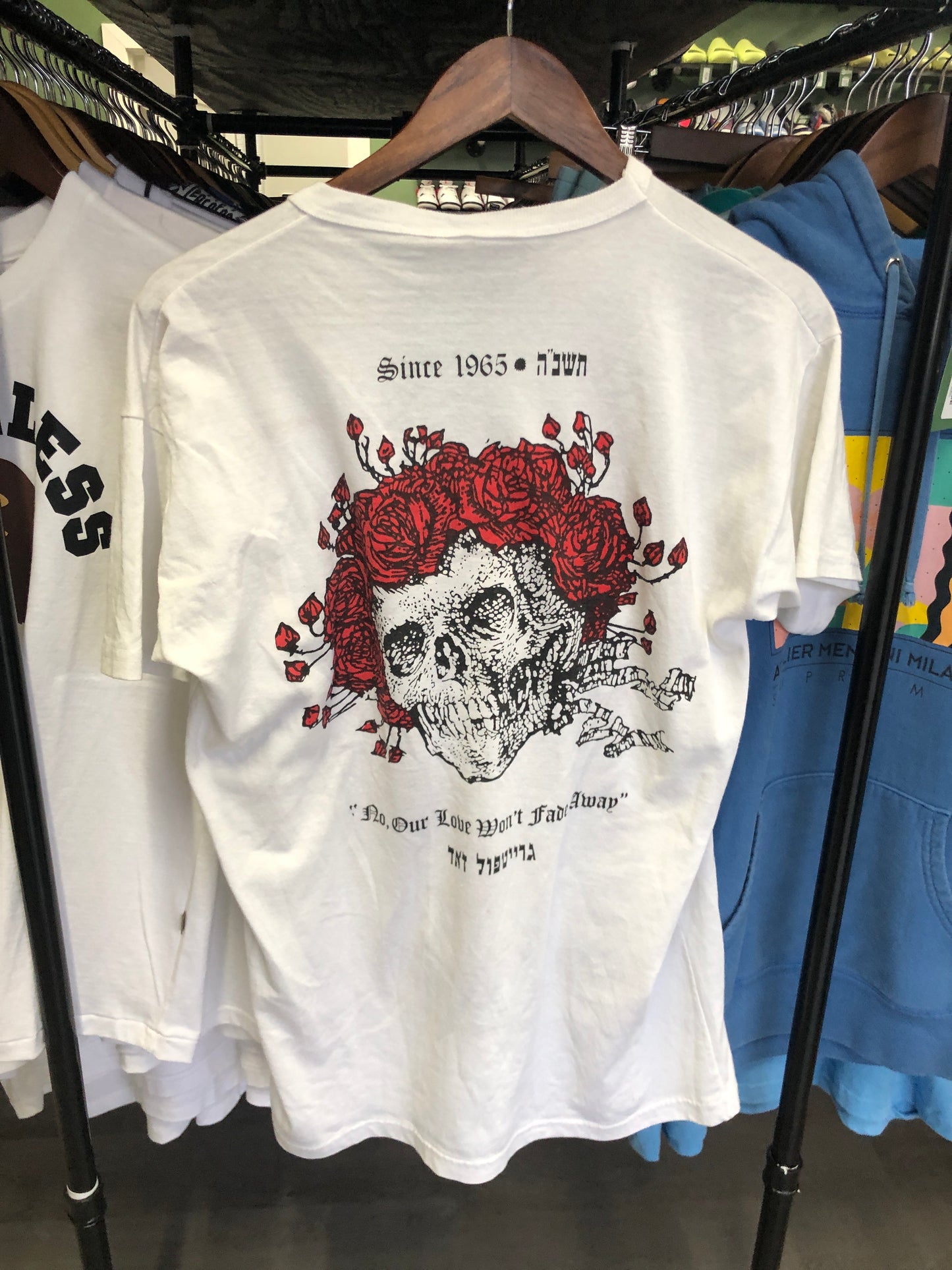 Grateful Dead Skeleton Rose Tee