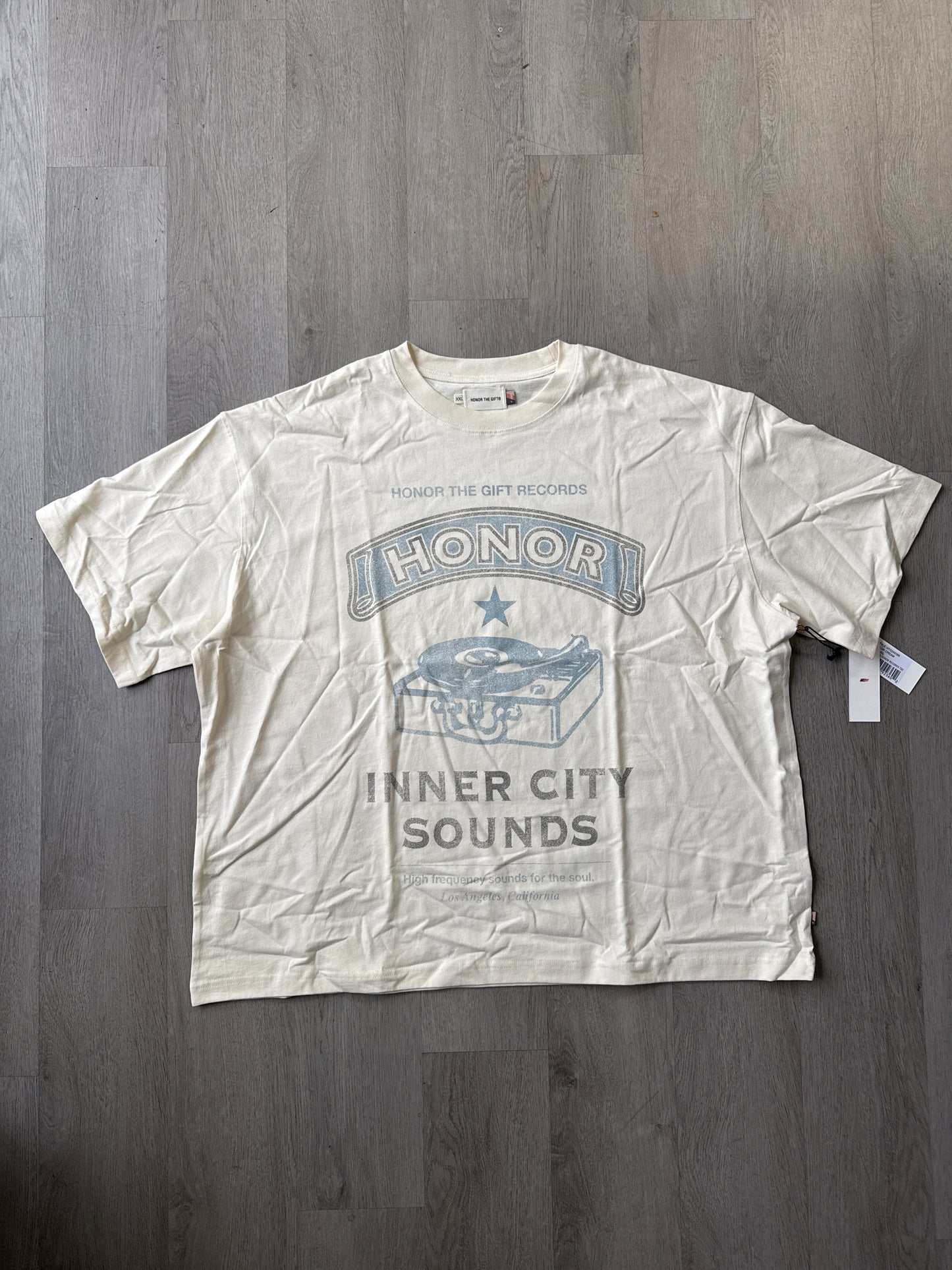 Honor the Gift Honor Records Cream Tee