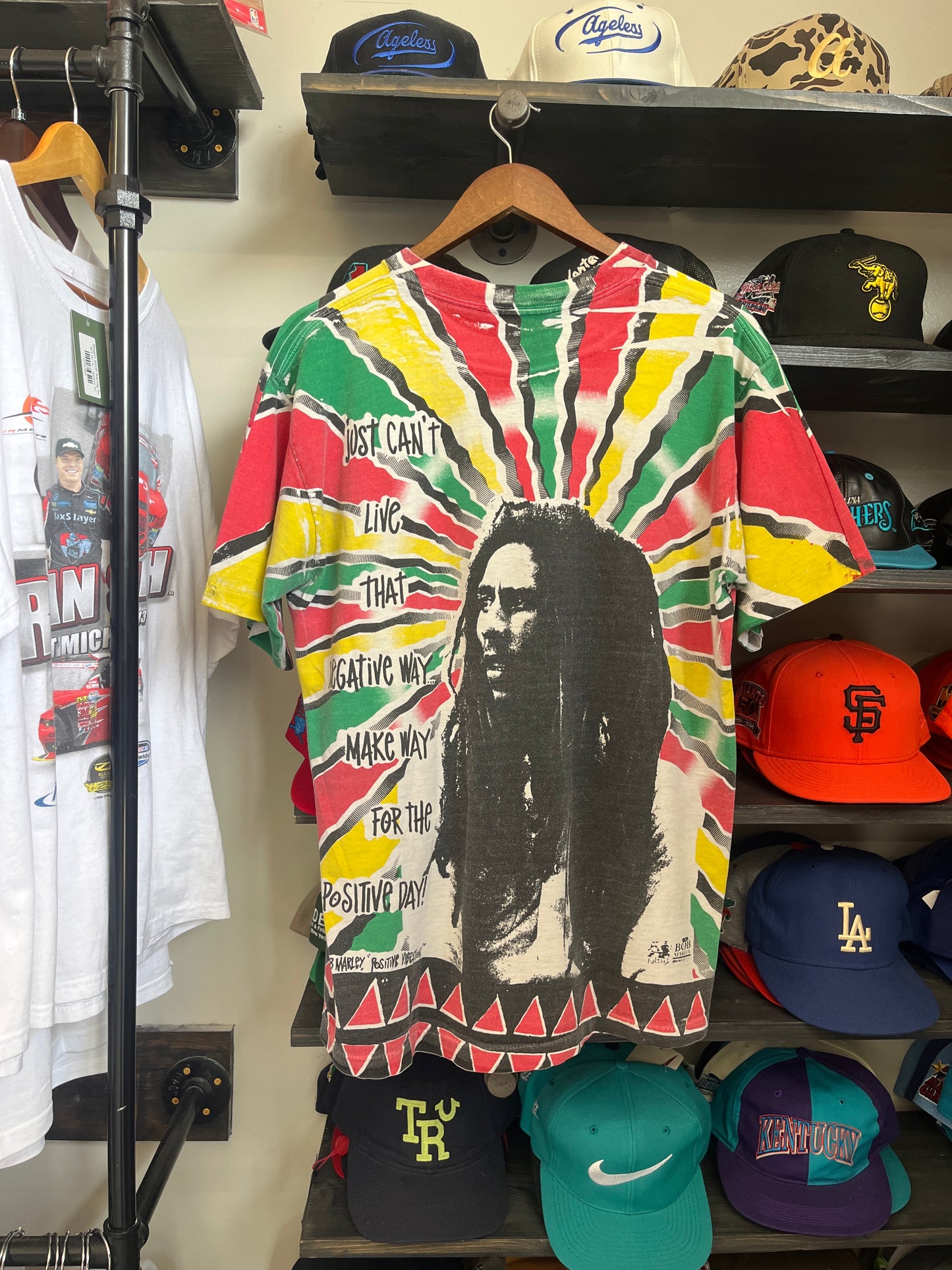 Bob Marley Just Can’t Live That Negative Way Tee