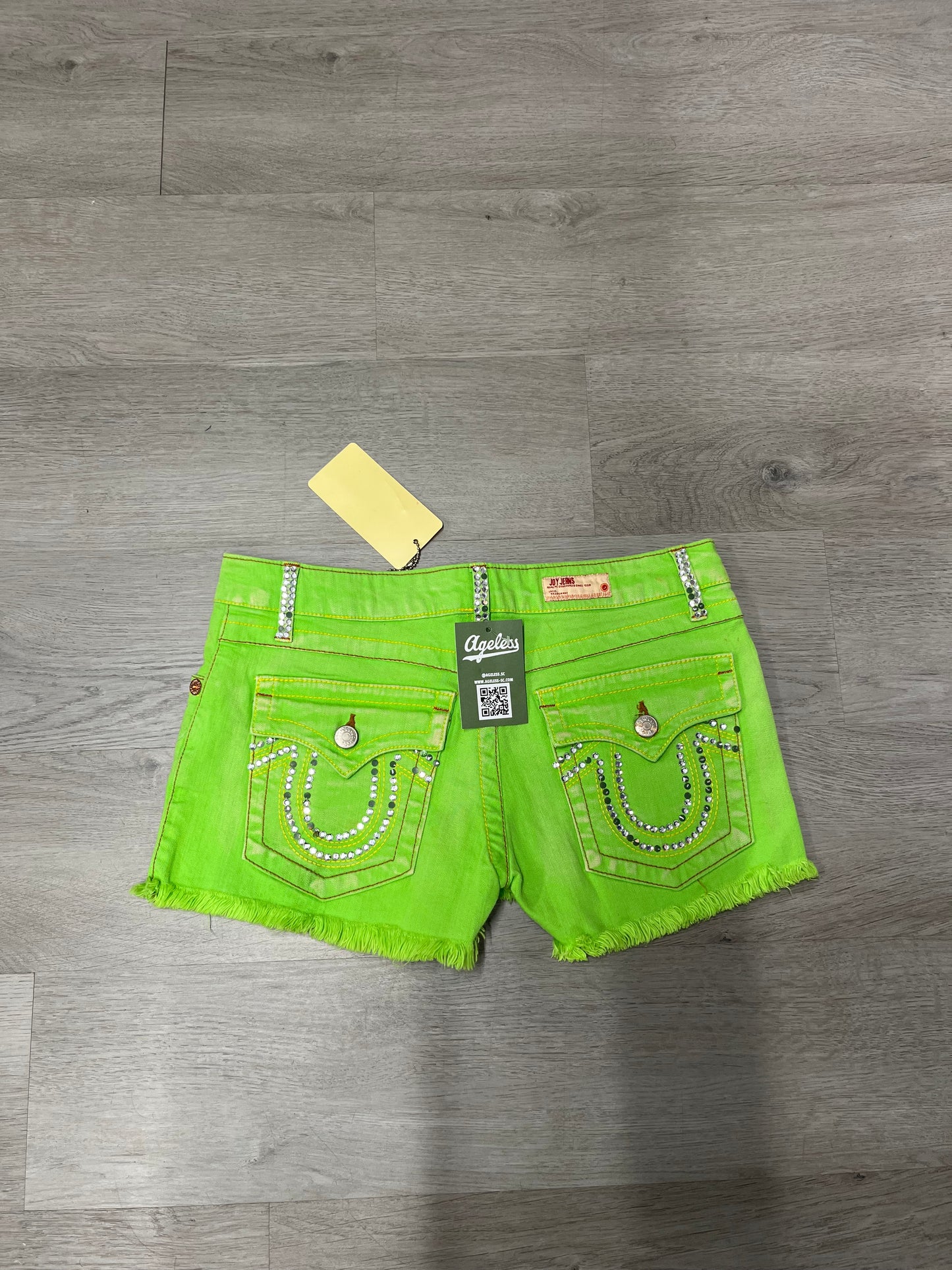 Women’s Y2K Green Joy Jean Shorts