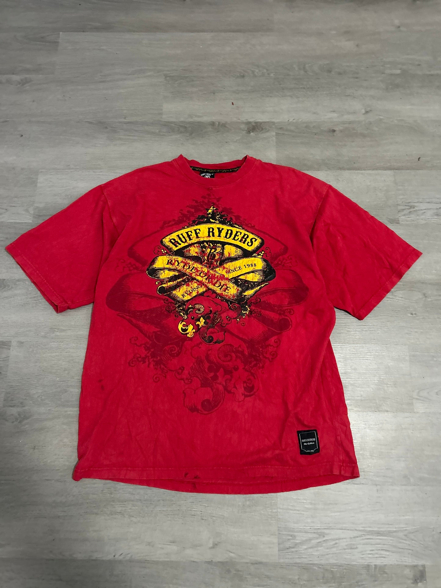 Y2K Red Ruff Ryders Tee