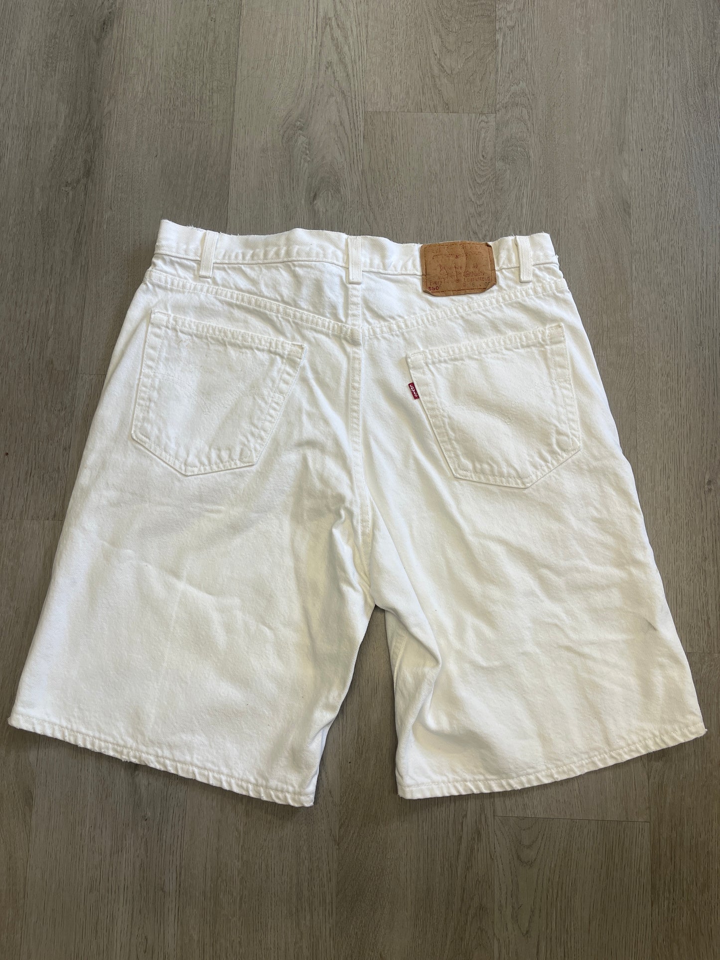 Levi Strauss White Shorts