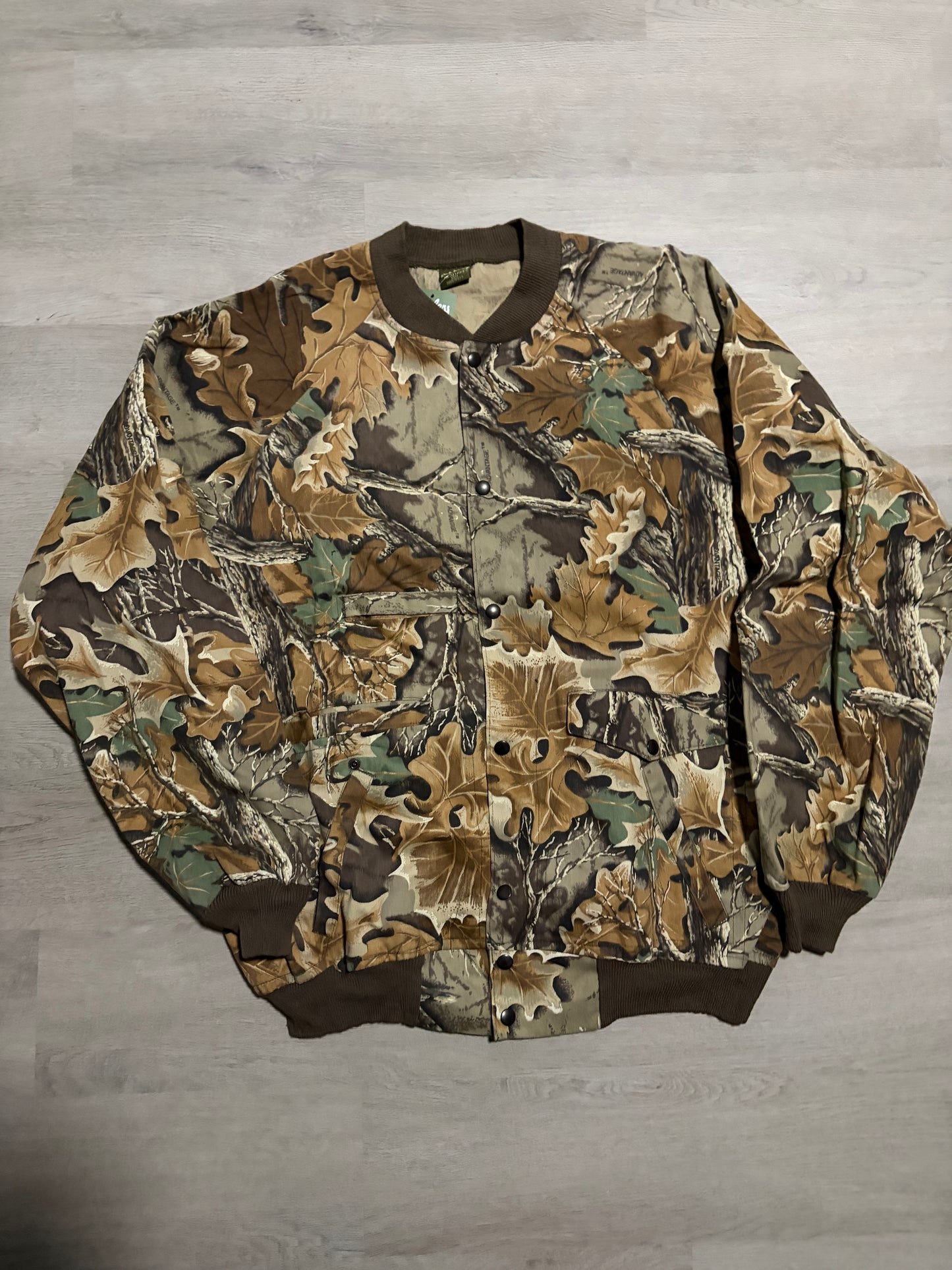 Vintage Camo Print Jacket