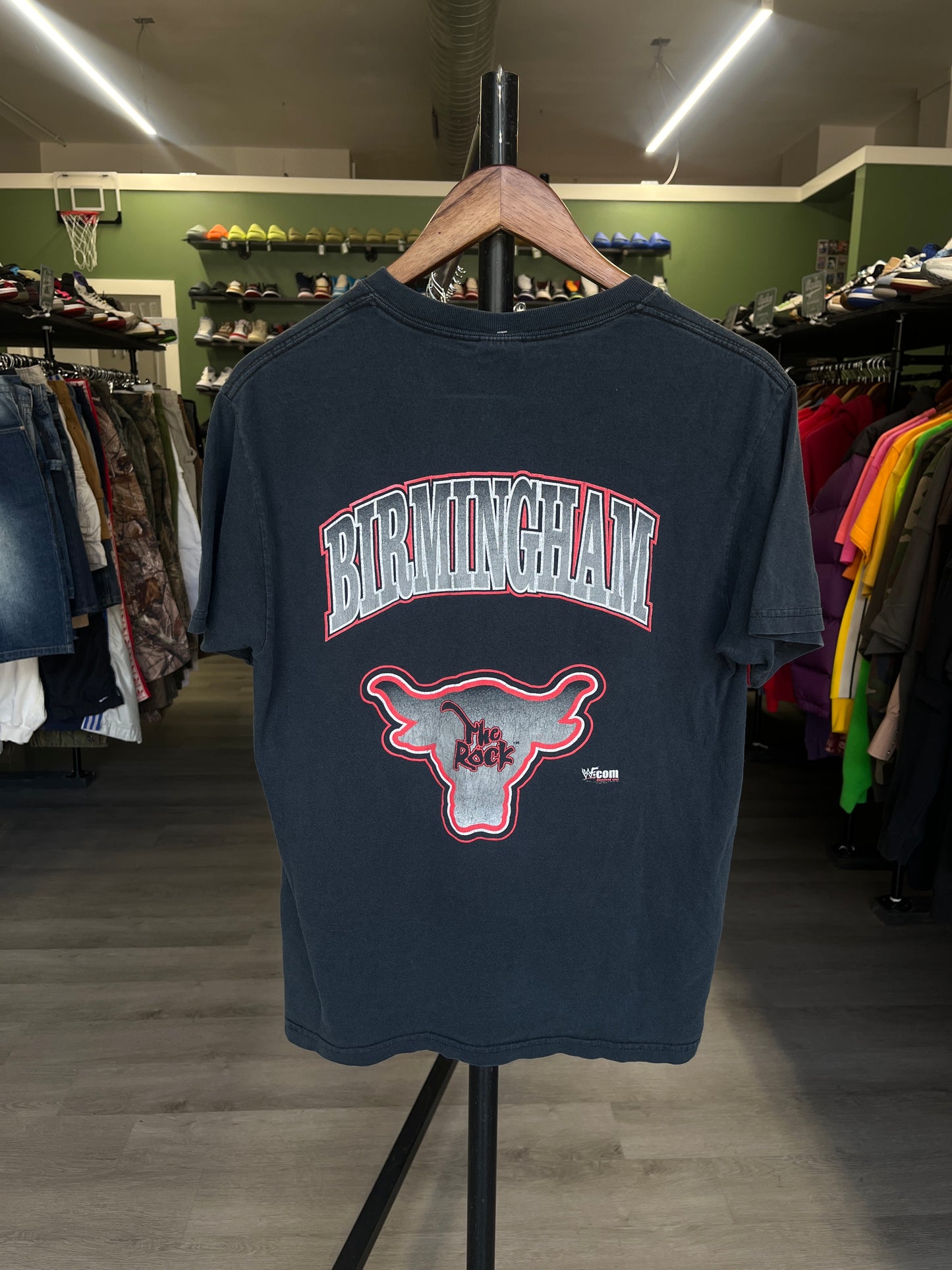 Vintage WWF Finally The Rock Has Come Back To Birmingham Tee