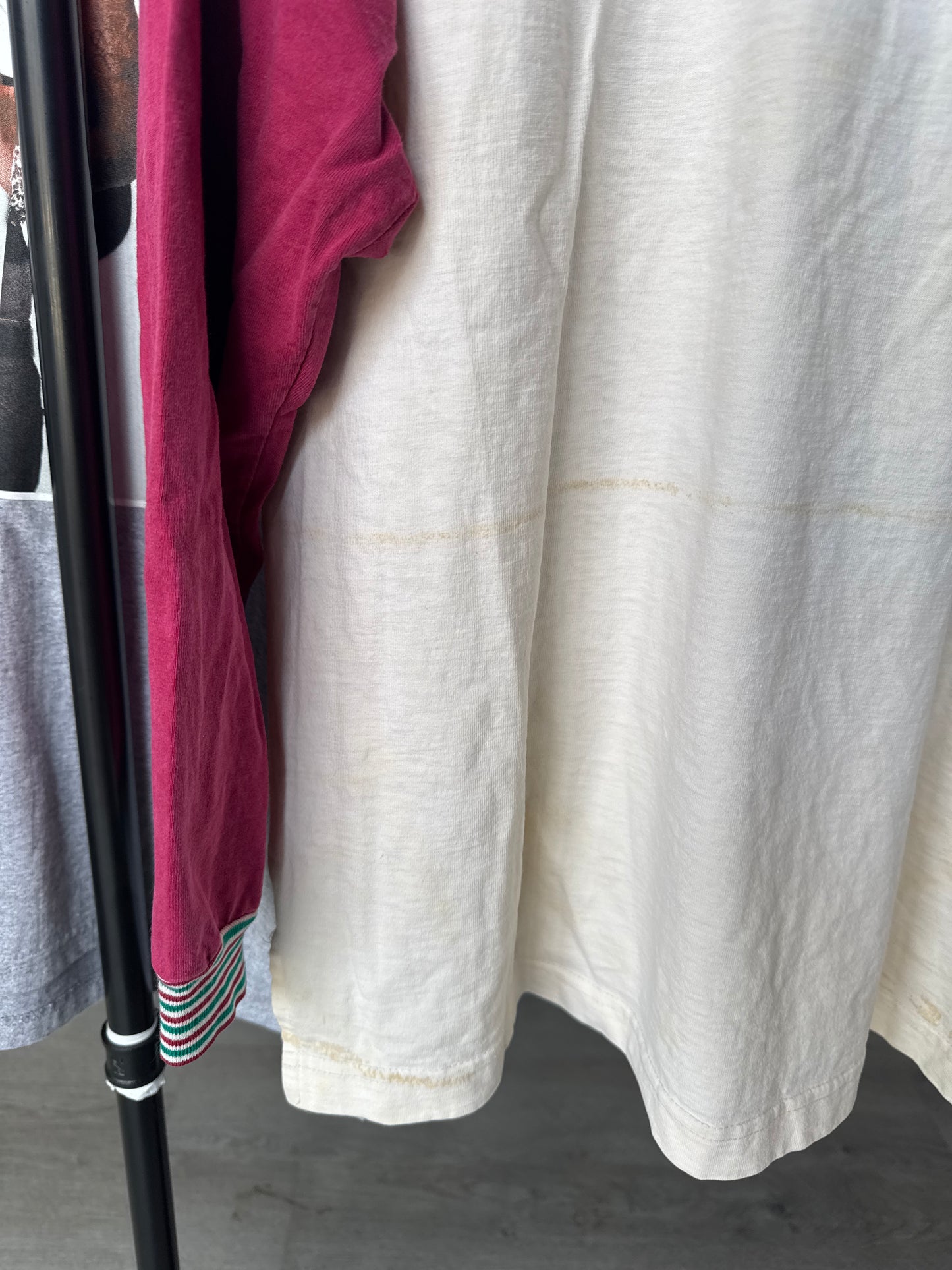 Vintage 90s Patchwork Graphic Adventure Bound Lace Up Long Sleeve Tee