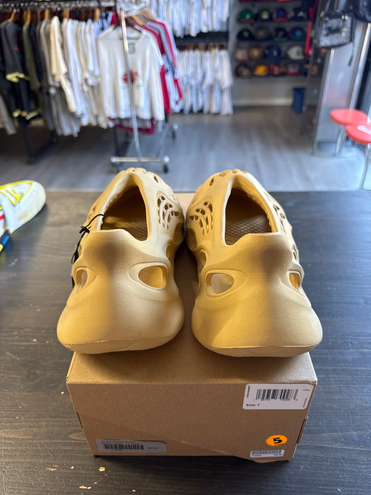 Pre-owned Adidas Yeezy Foam Rnnr Desert Sand