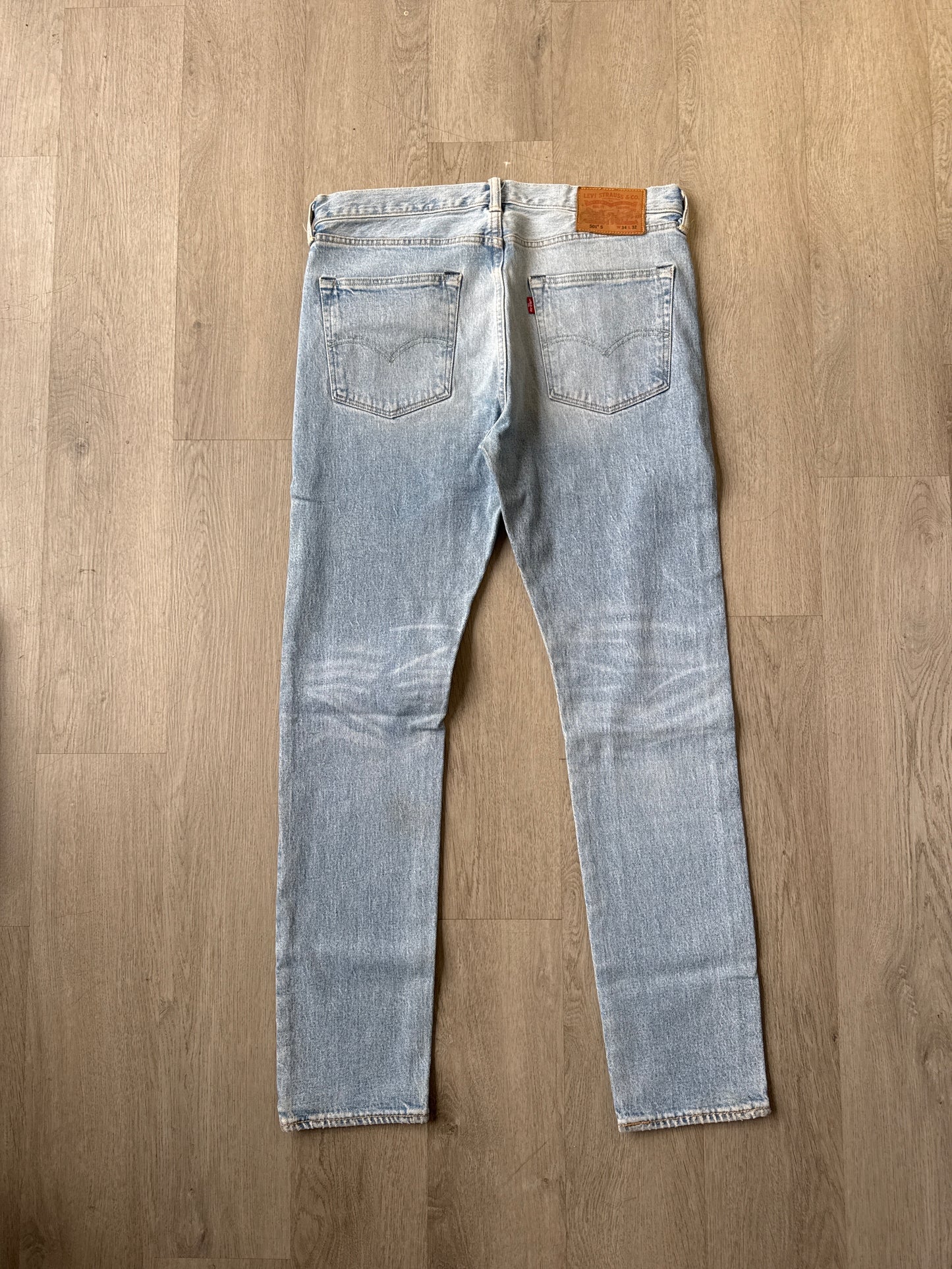 Levi’s 501 Shrink To Fit Blue Denim Jeans