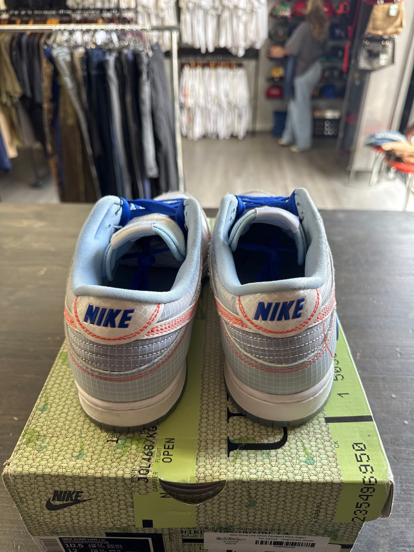 Pre-owned Nike Dunk Low Union Passport Pack Argo