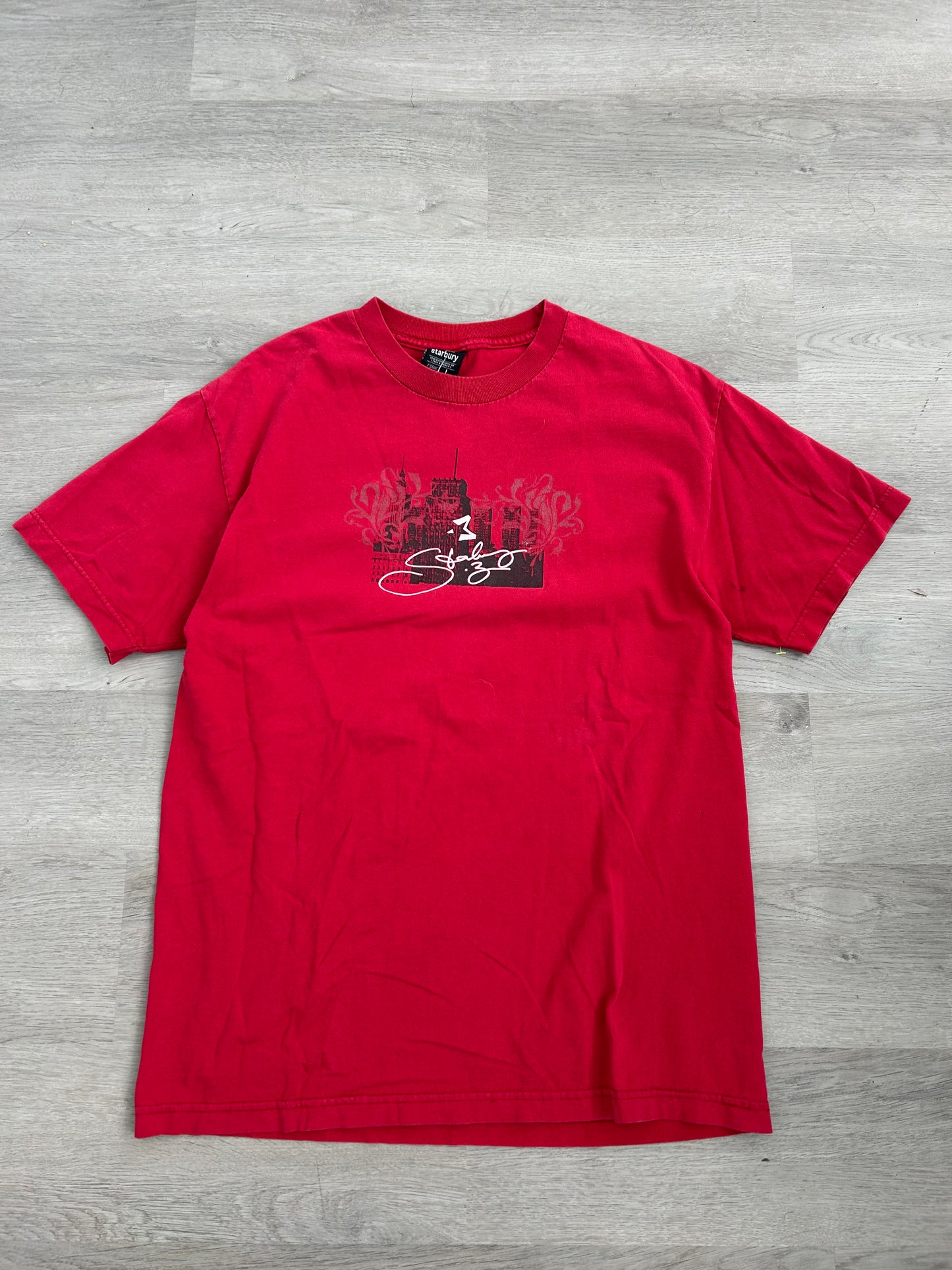 Y2K Starbury Red Tee