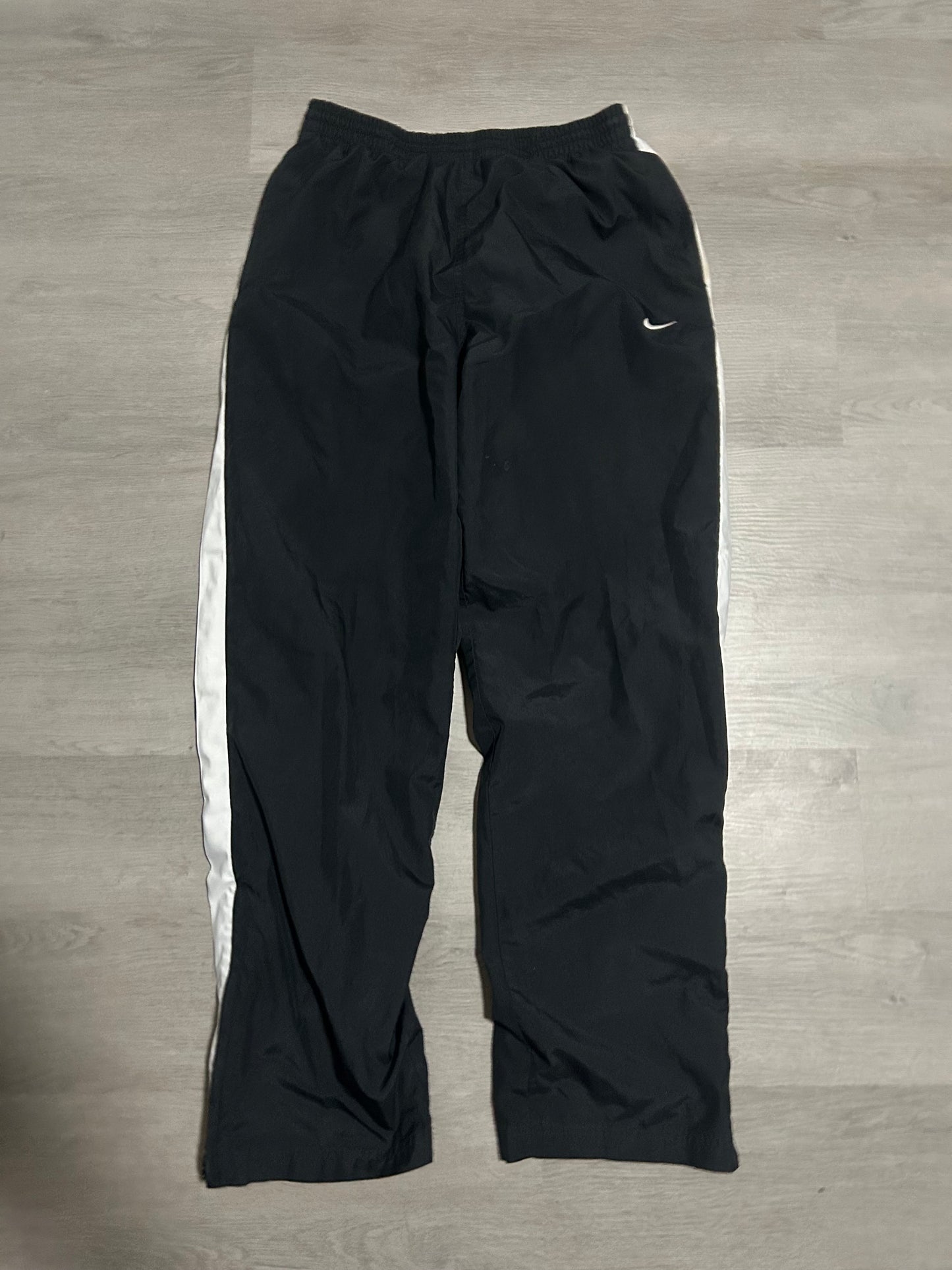 Vintage Nike Black Striped Track Pants