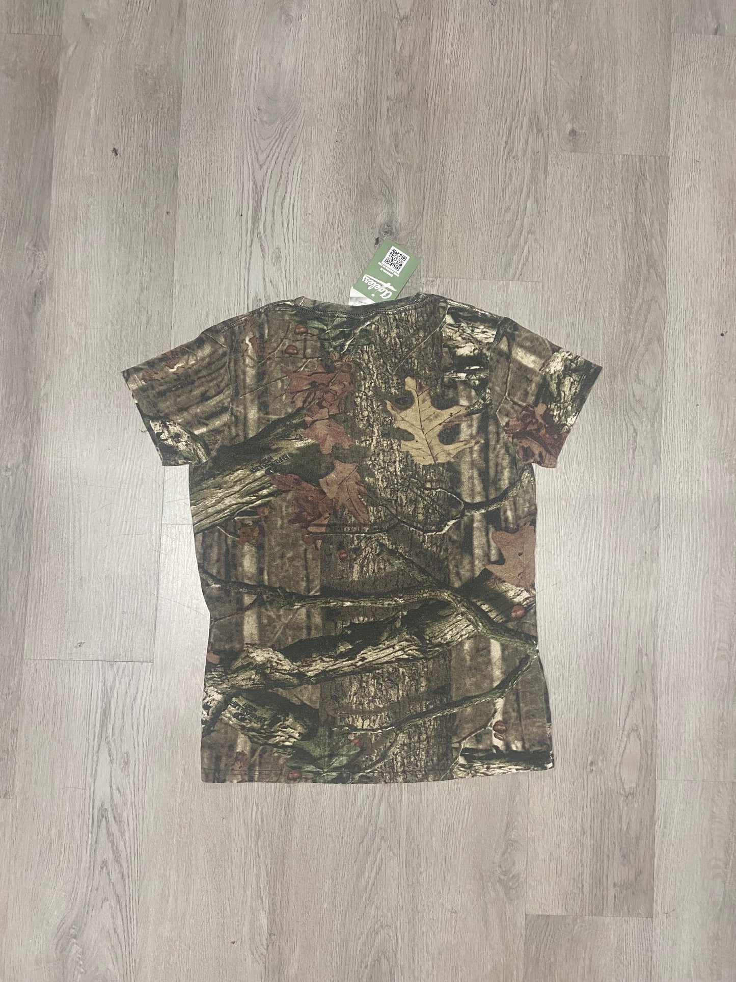Women’s Mossy Oak Logo Camo Baby Tee