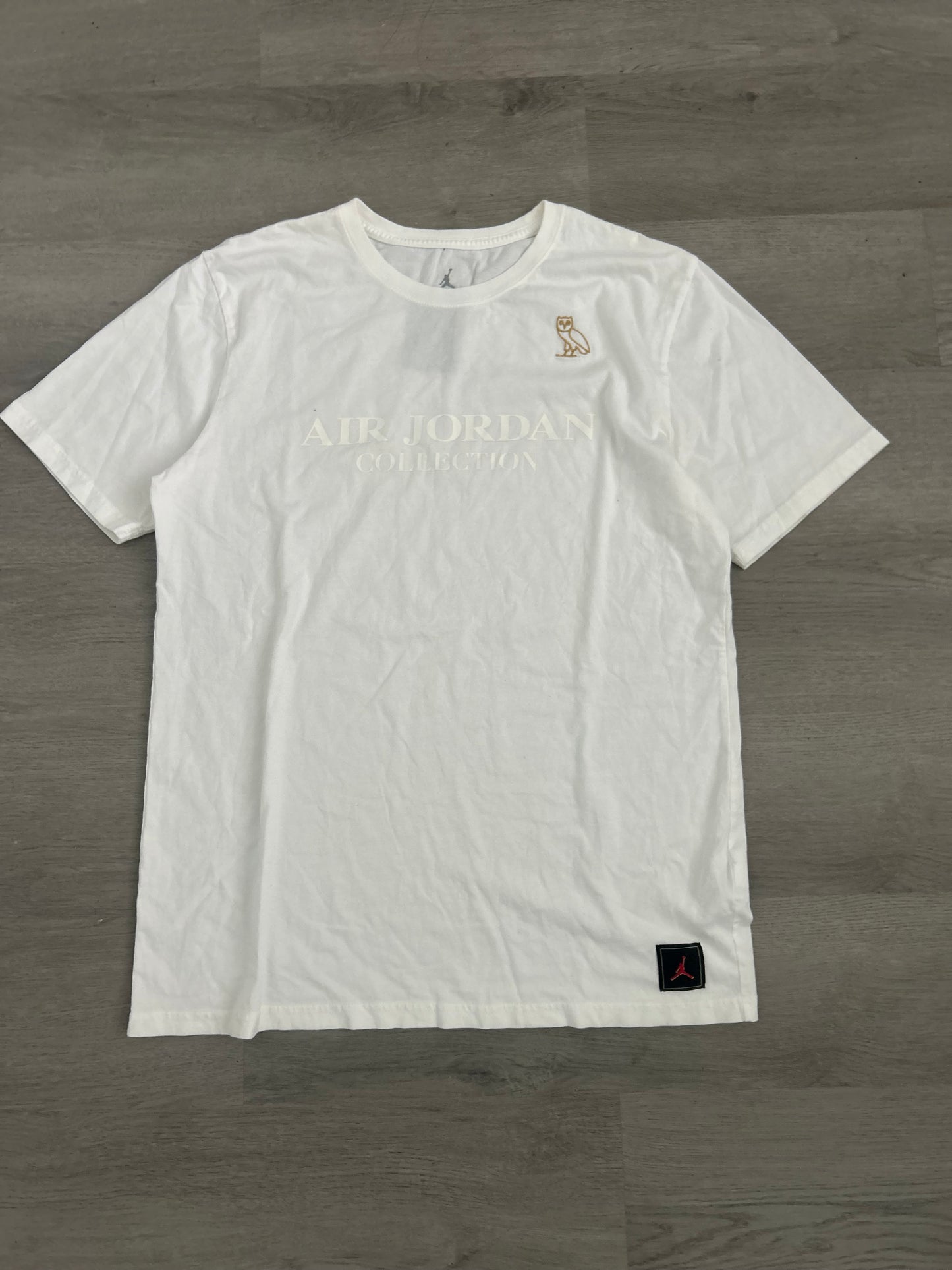 White OVO Air Jordan Tee