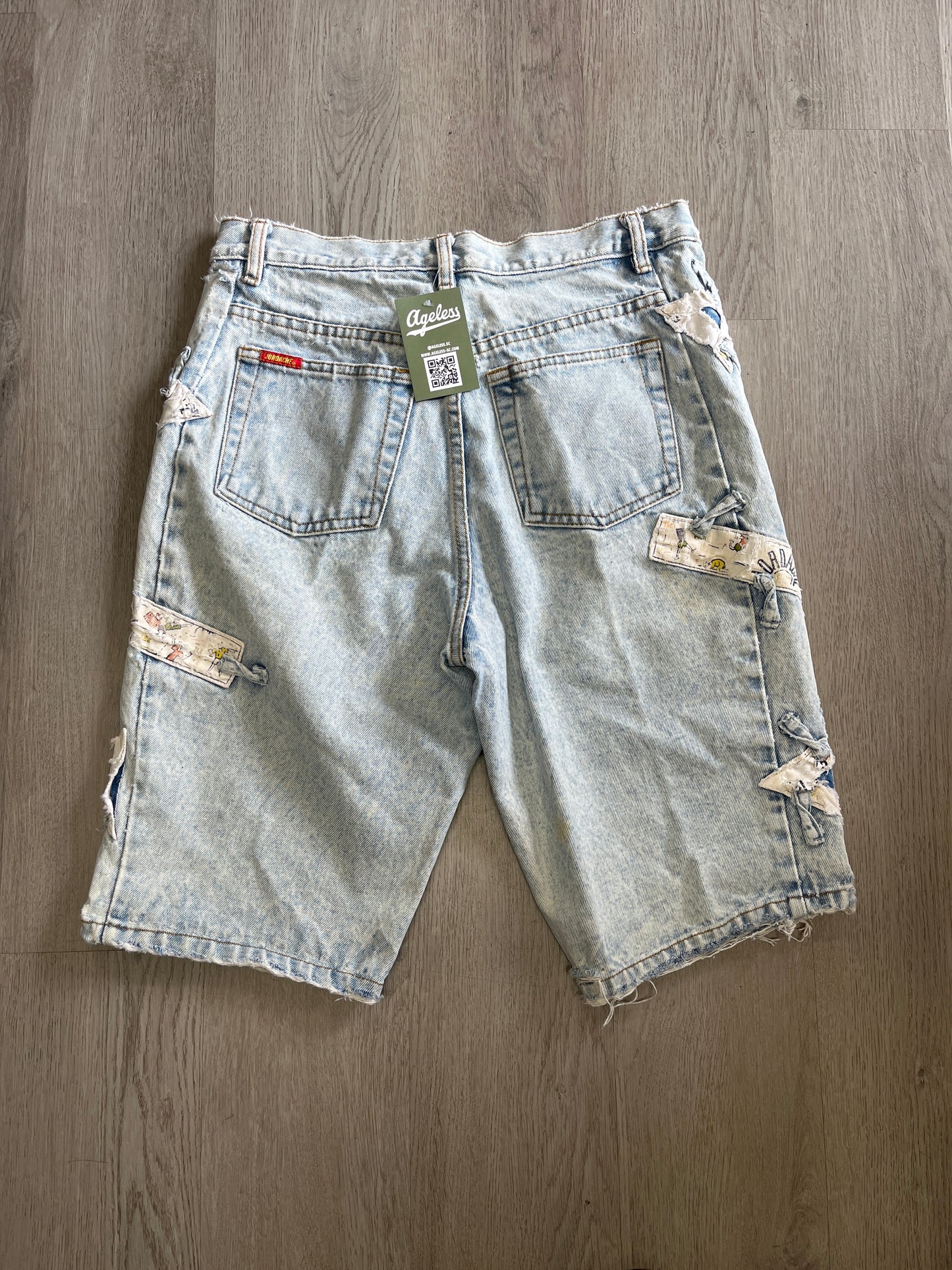 Women’s Vintage Jordache Patch Denim Shorts