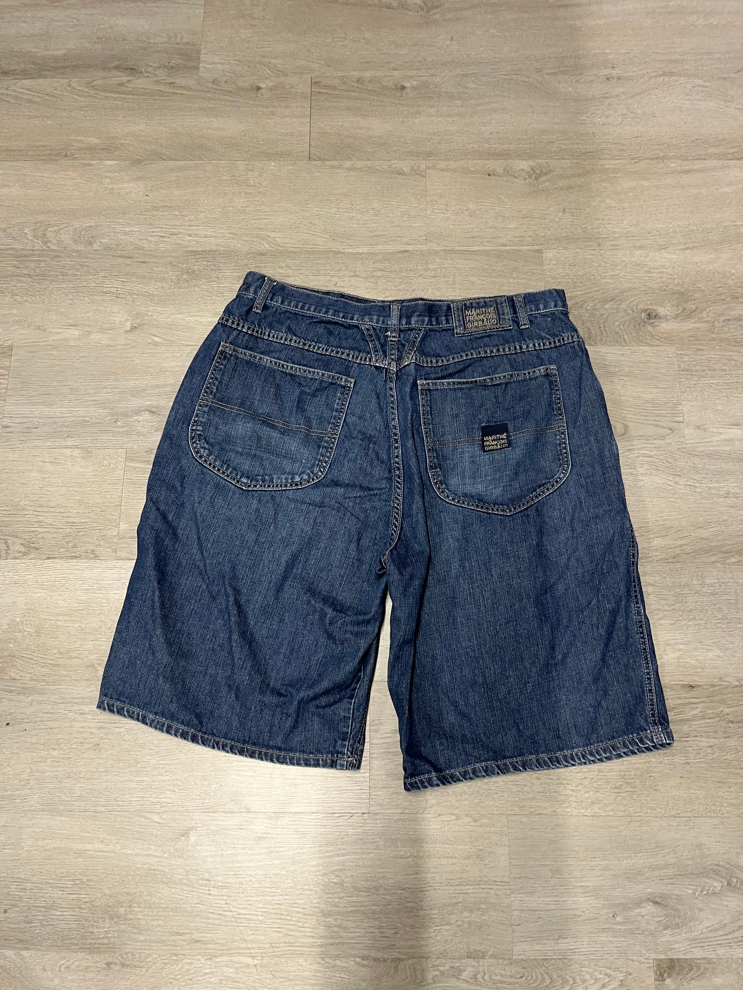 Marithe Francois Girbuad Blue Denim Jean Shorts