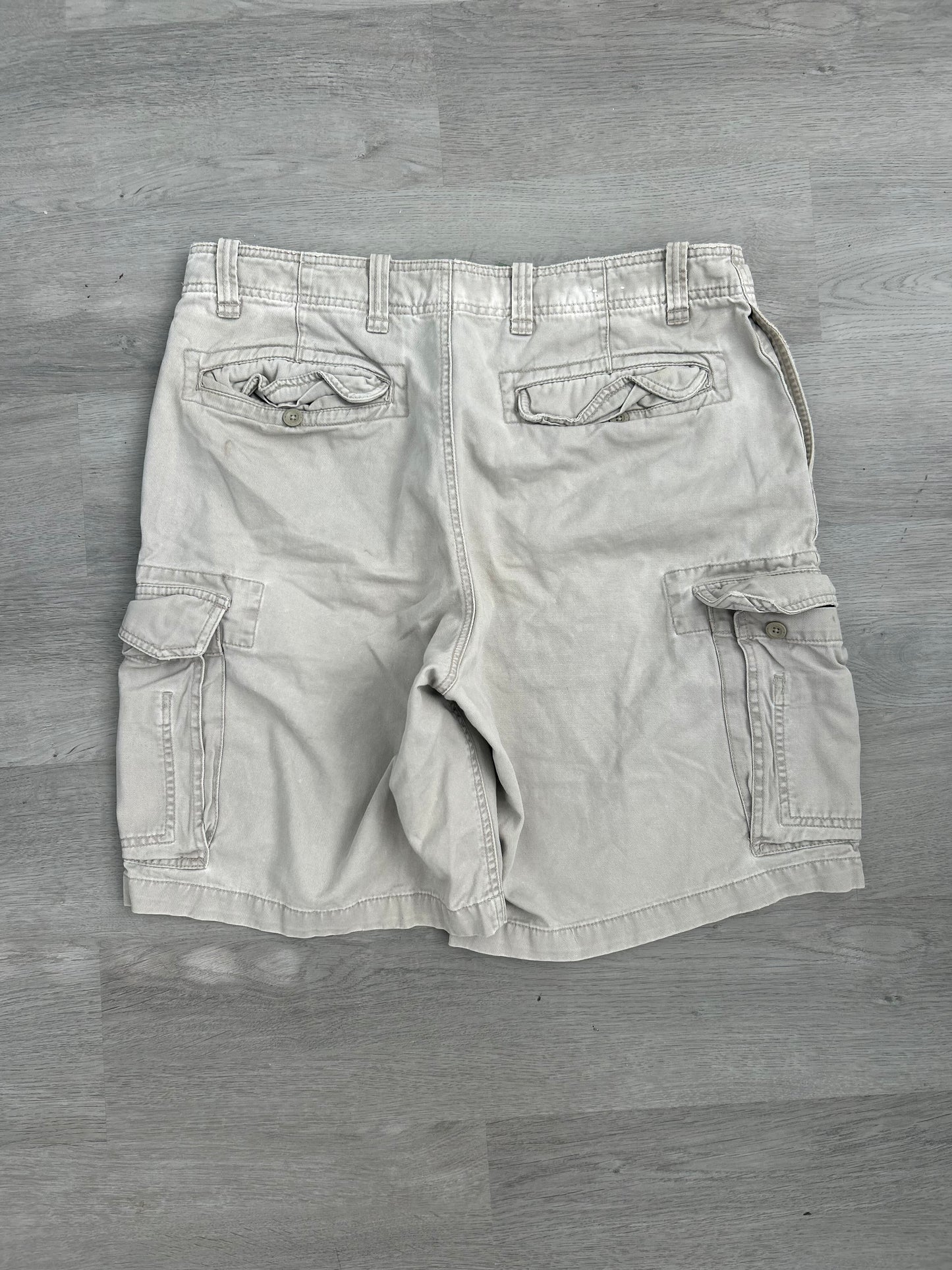 Tan Khaki Cargo Shorts
