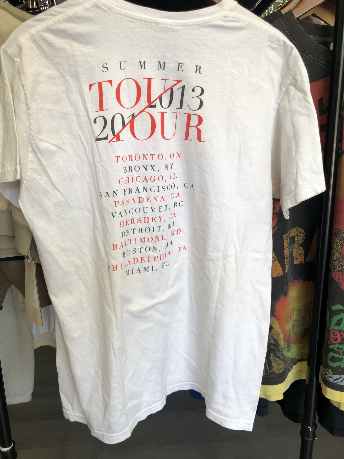 Justin Timberlake 2013 Summer Tour Tee