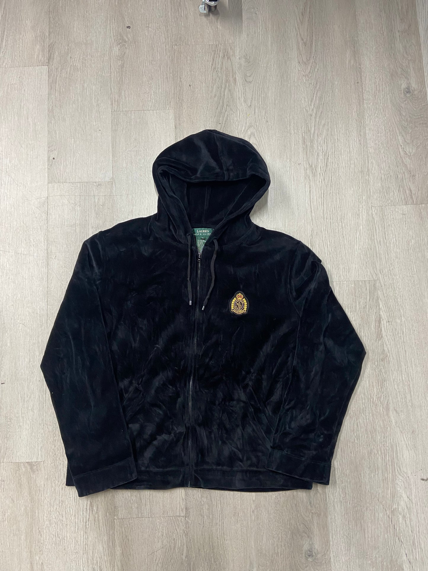 Y2K Women’s Ralph Lauren Velvet Zip Up Jacket