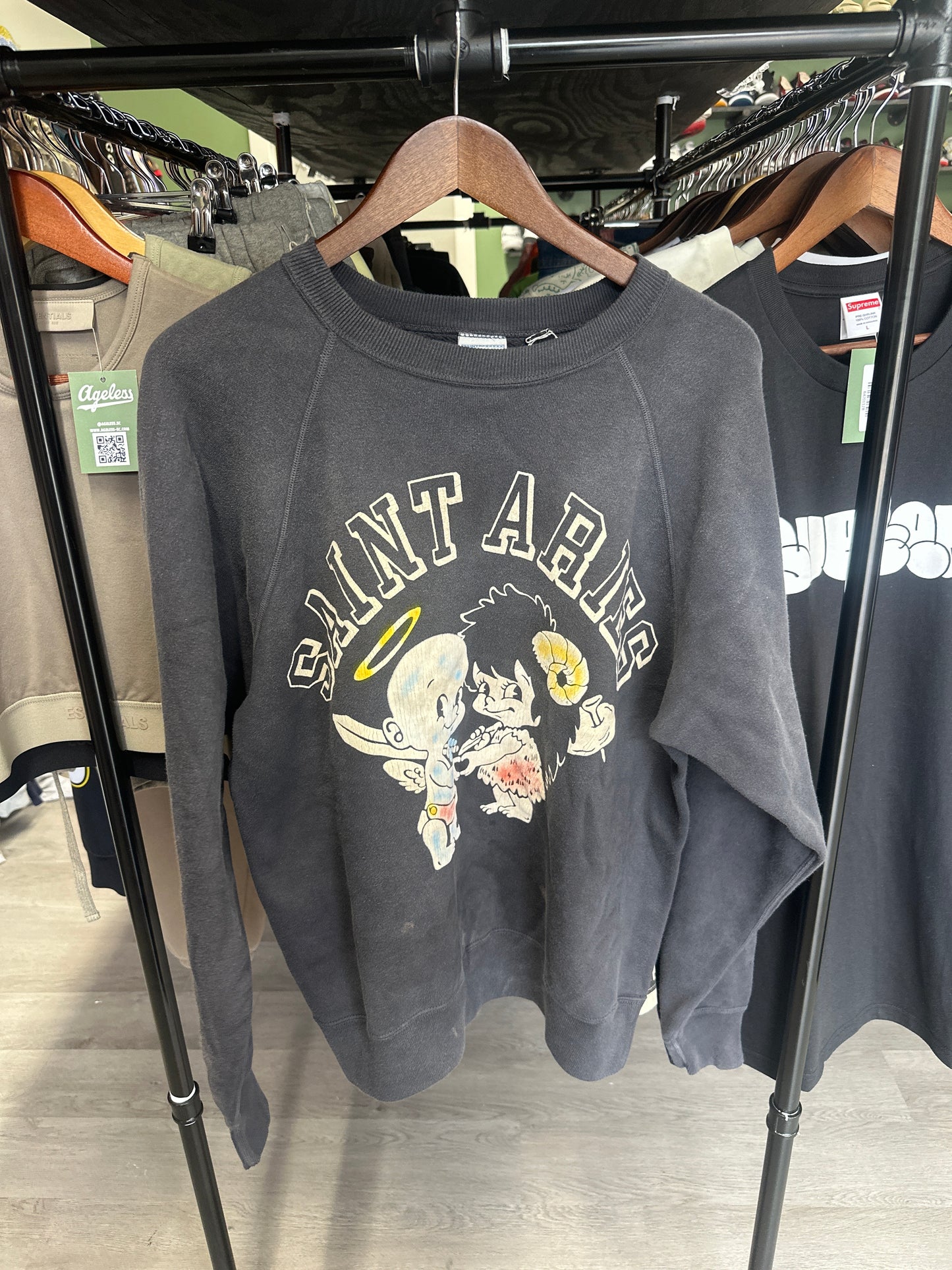 Saint Mxxxxxx X Aries Baby Cupid Sweatshirt