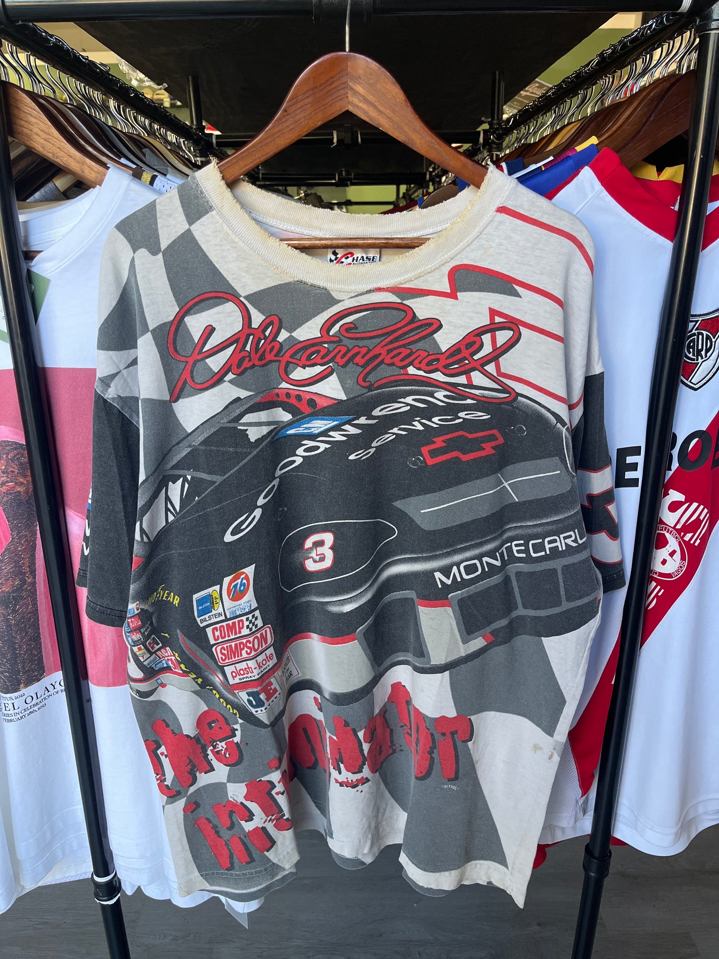Vintage Dale Earnhardt Monte Carlo The Intimidator Racing Tee