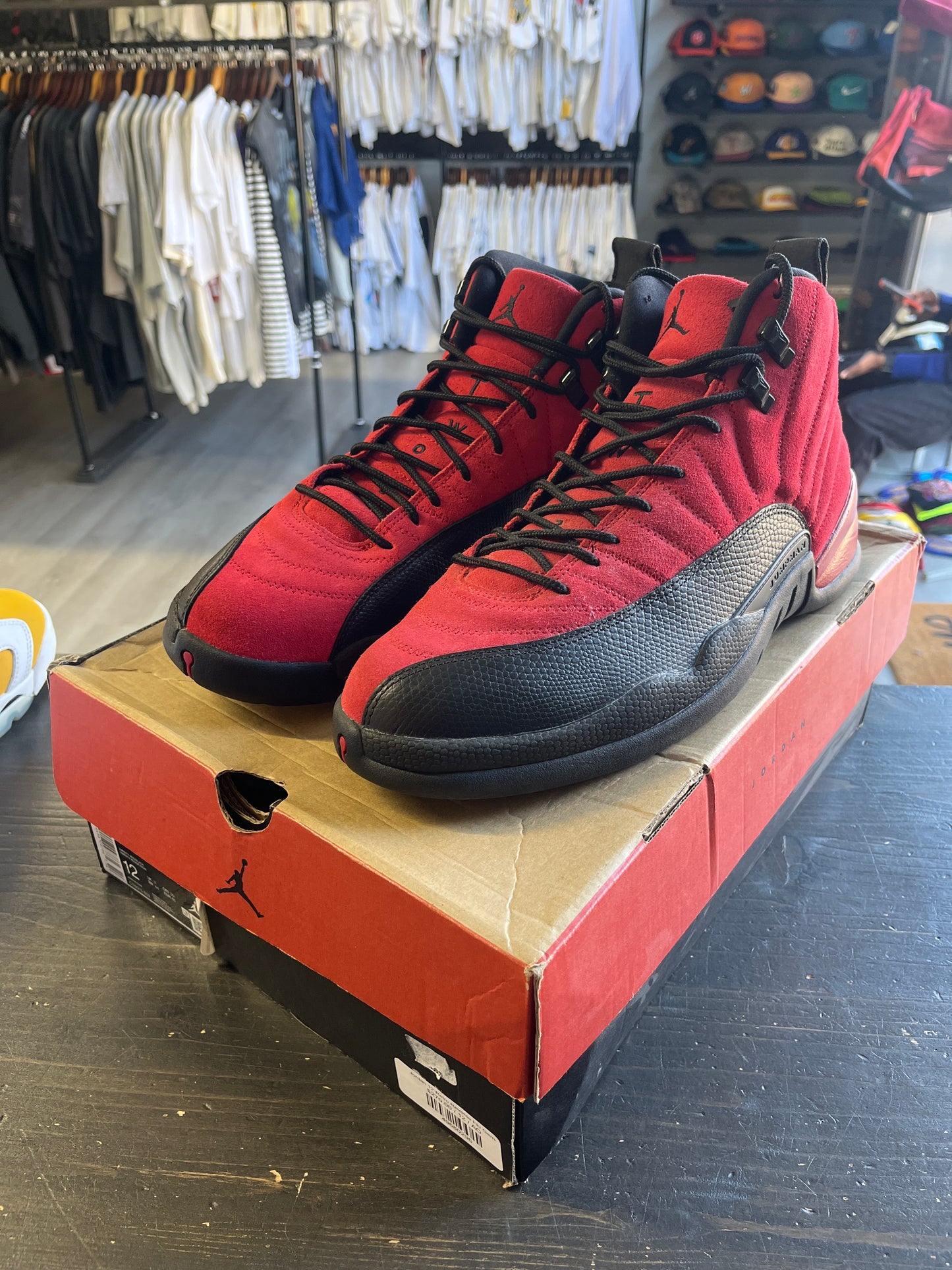 Jordan 12 Retro Reverse Flu Game