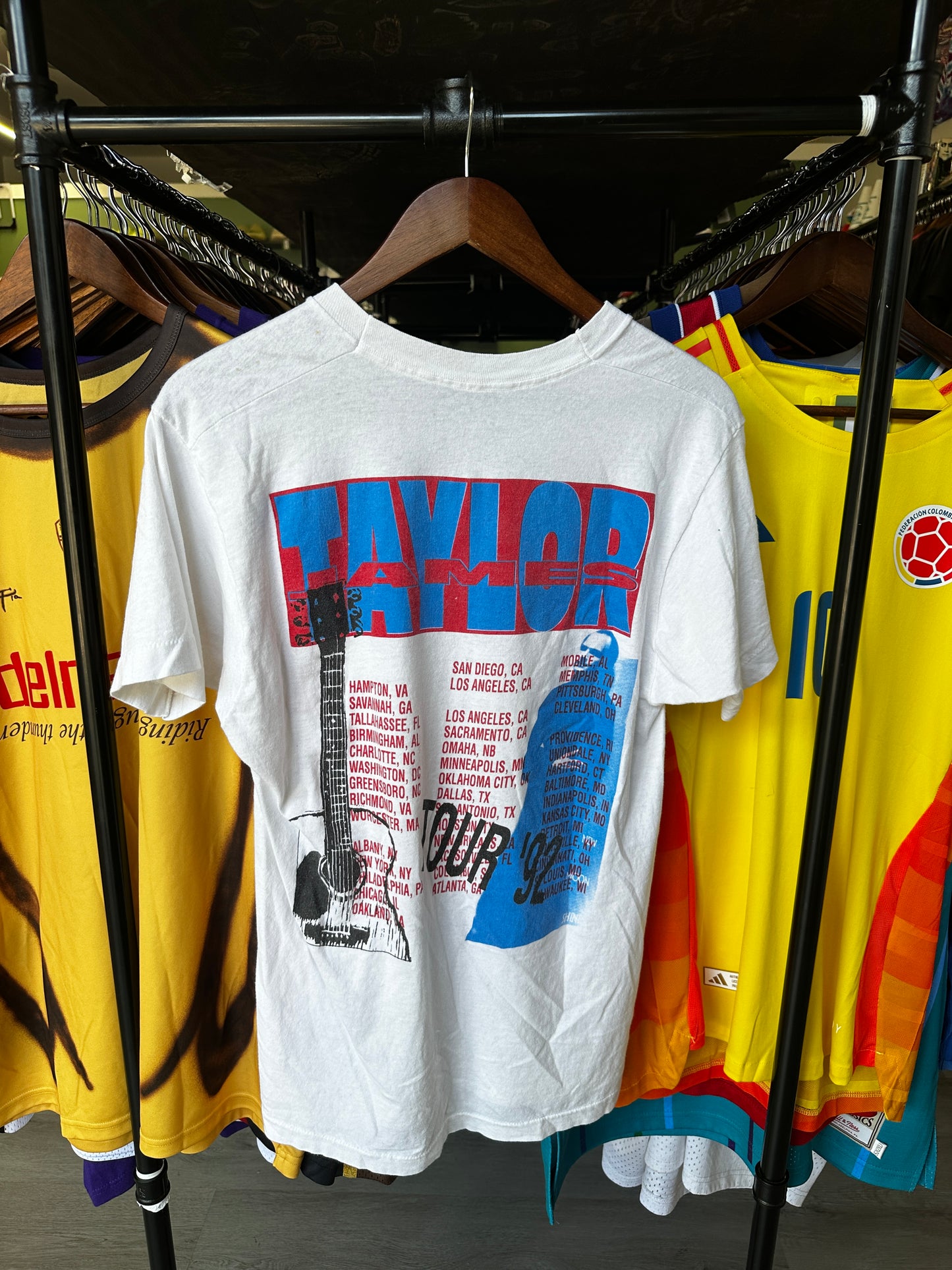 Vintage James Taylor New Moon Shine Tour 92 Band Tee