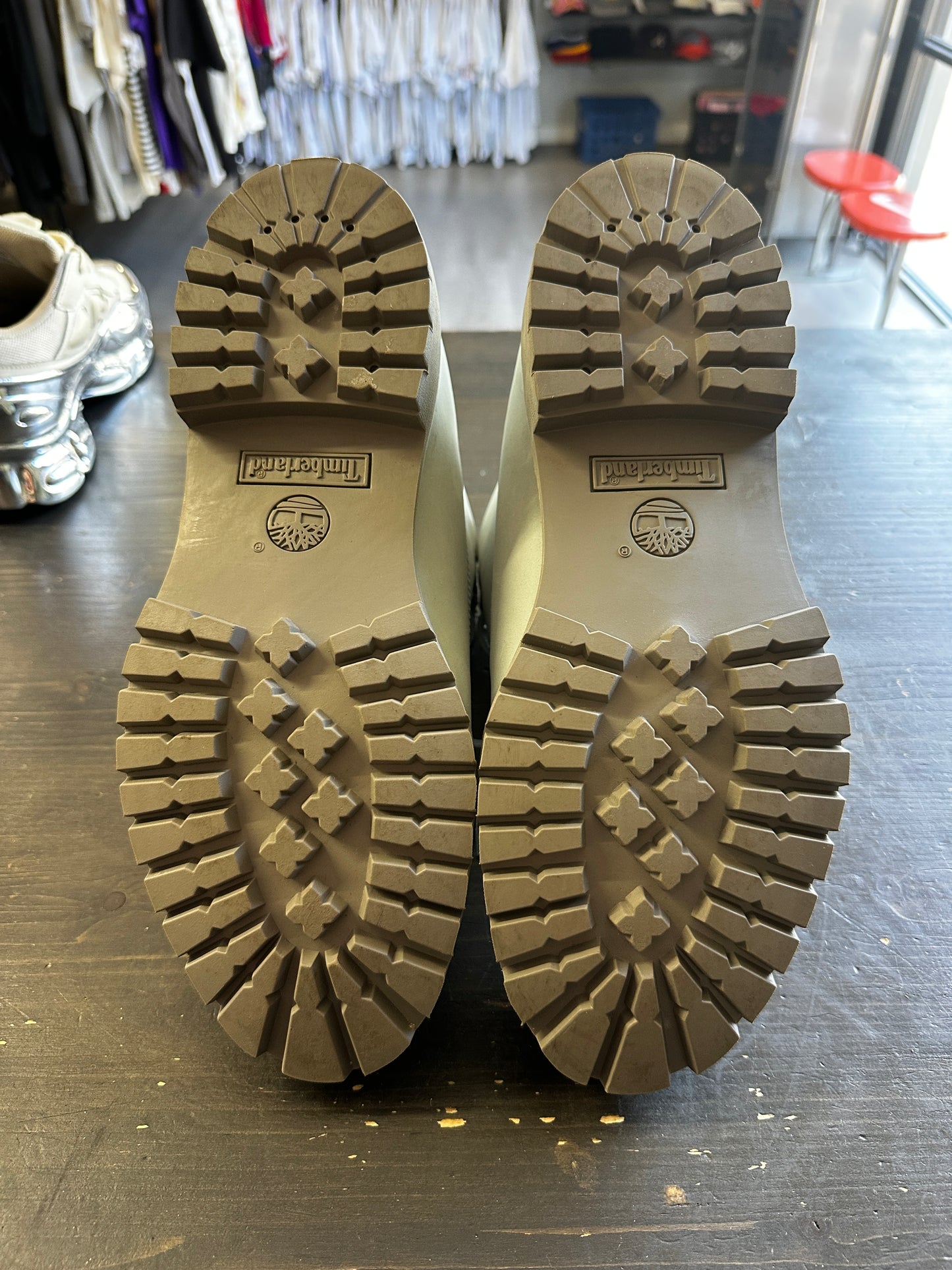 Pre-Owned Timberland 6 Inch Premium Blue Haze Grey