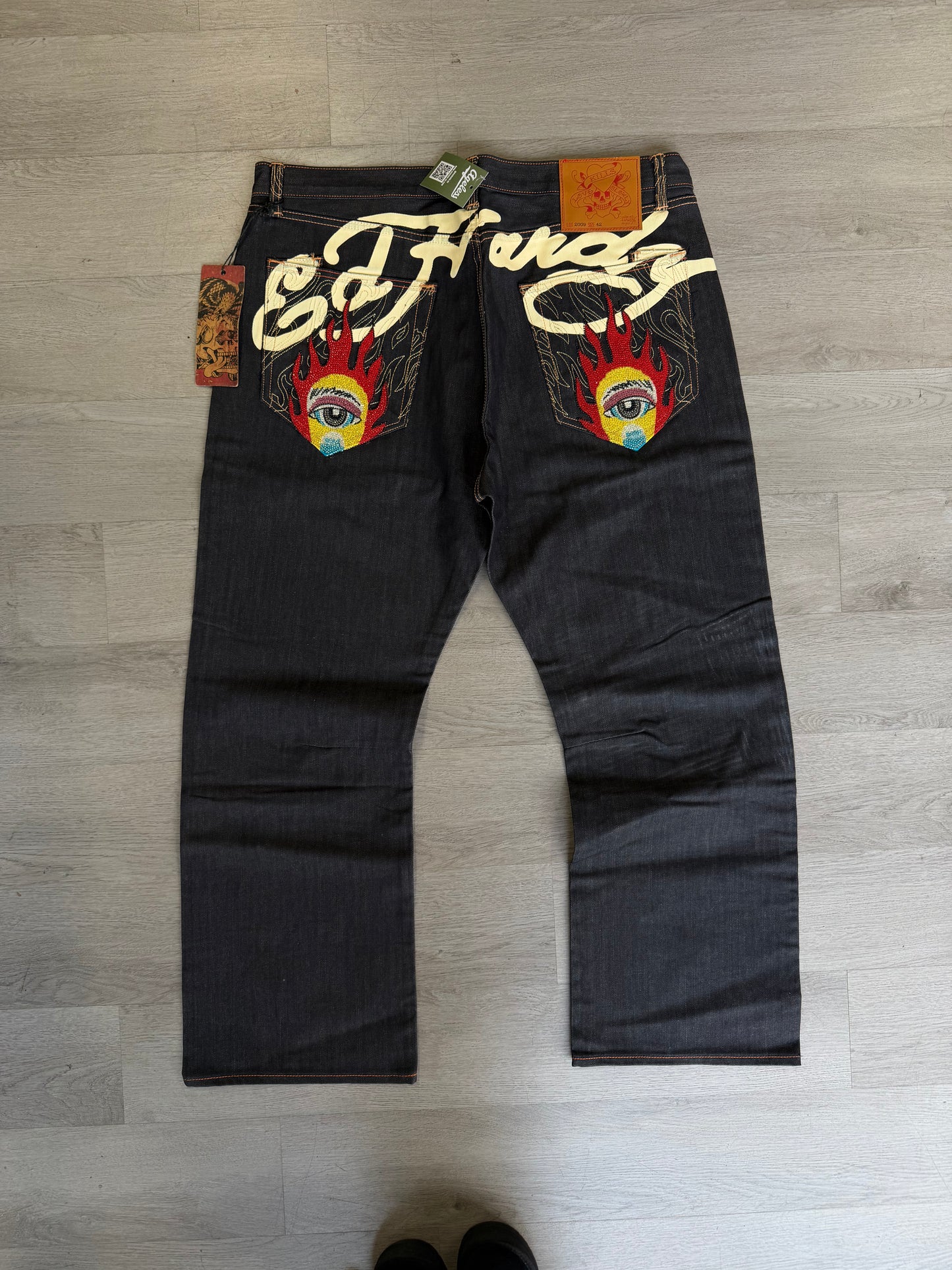 Ed Hardy 2009 Embroidered Jeans