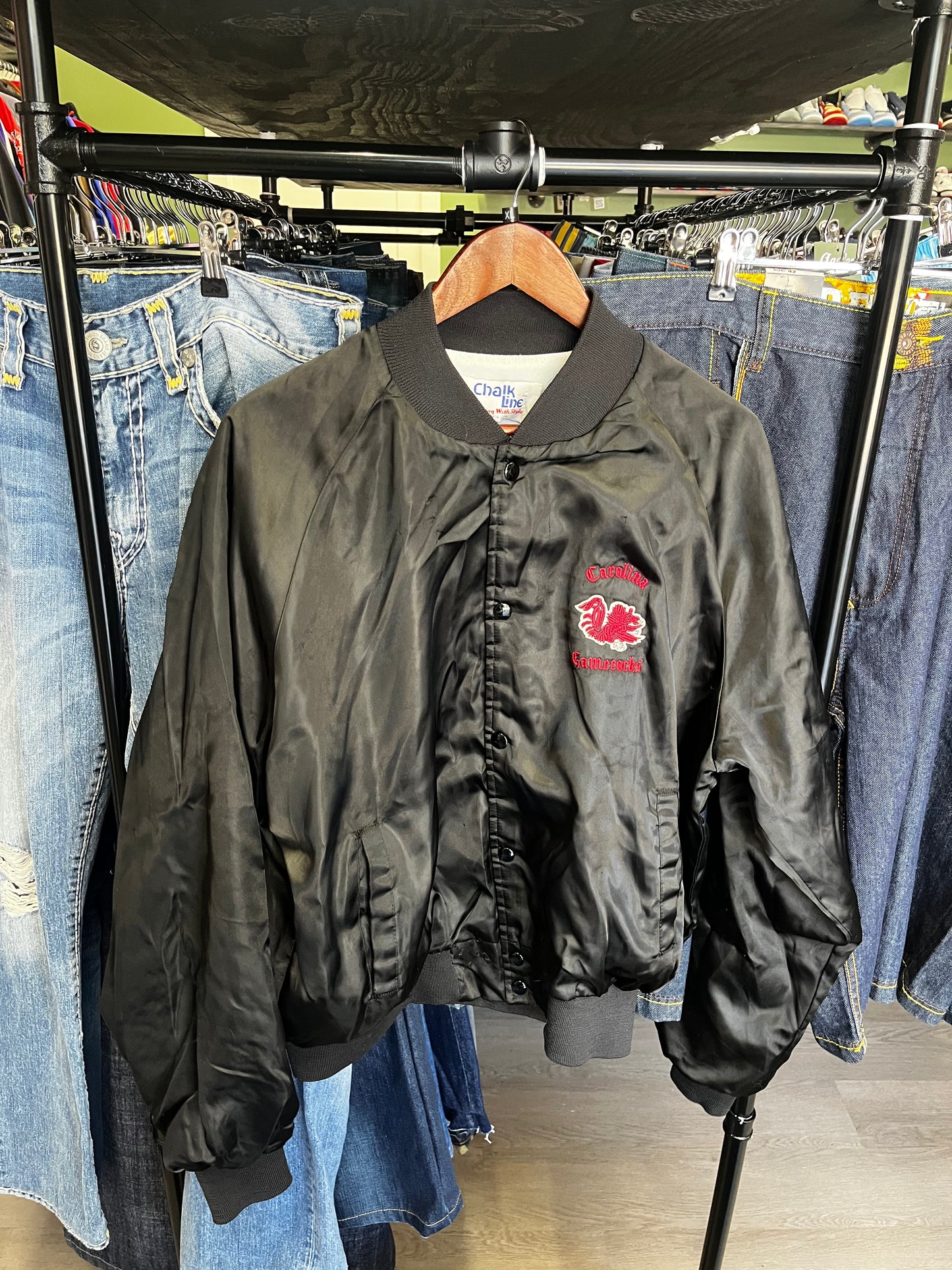 Vintage University Of South Carolina Satin Varsity Jacket