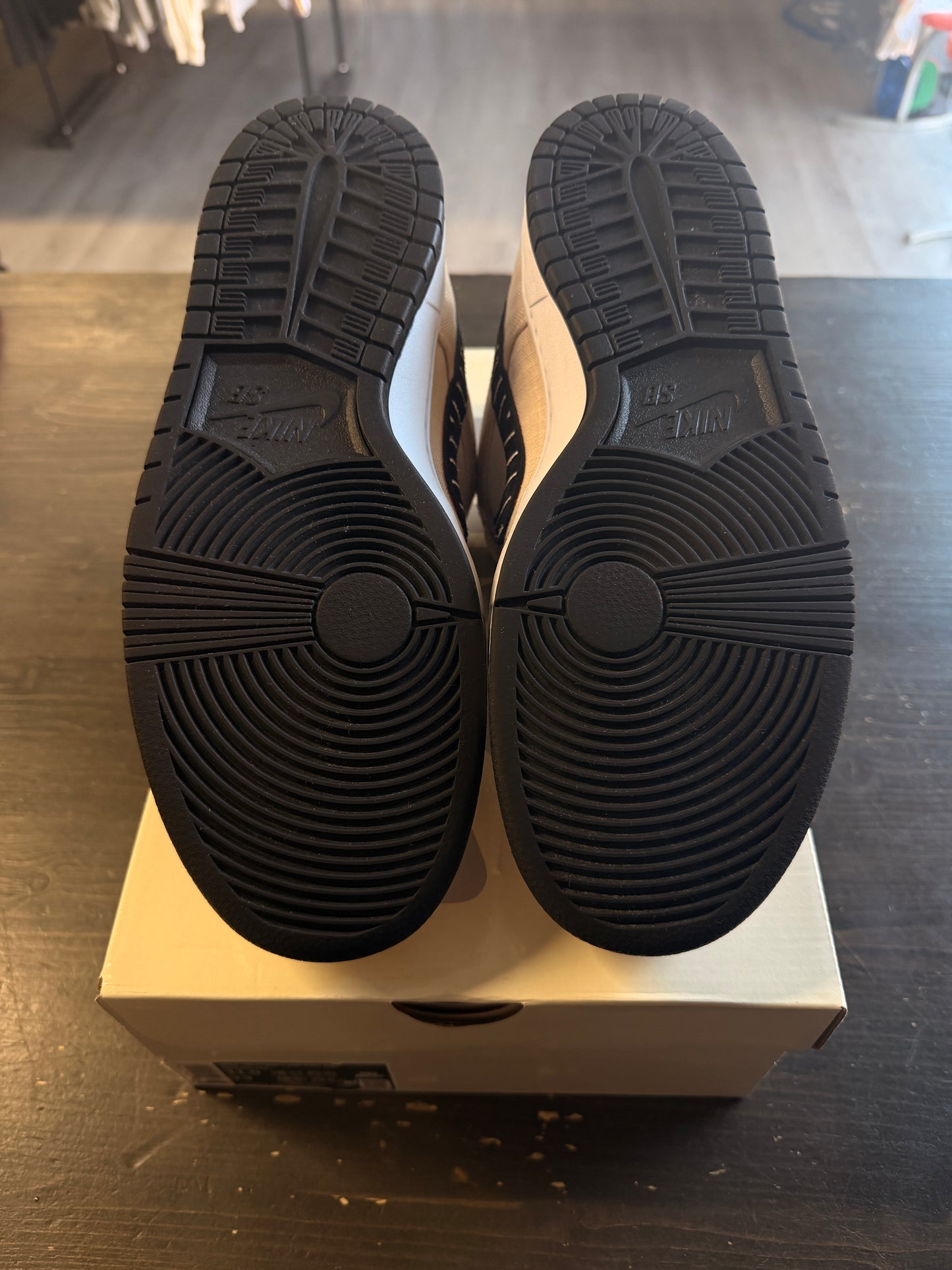 Pre-Owned Nike SB Dunk Low Albino & Preto