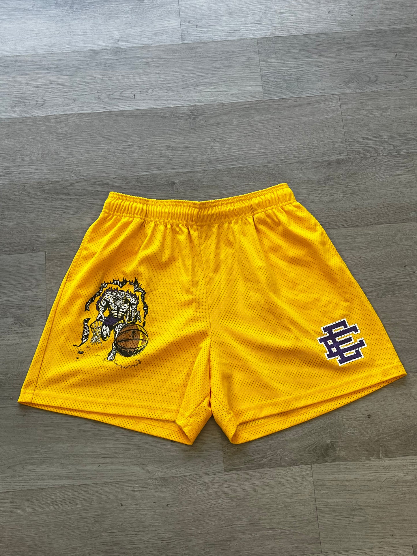 Eric Emanuel x Warren Lotas Basic Short Yellow