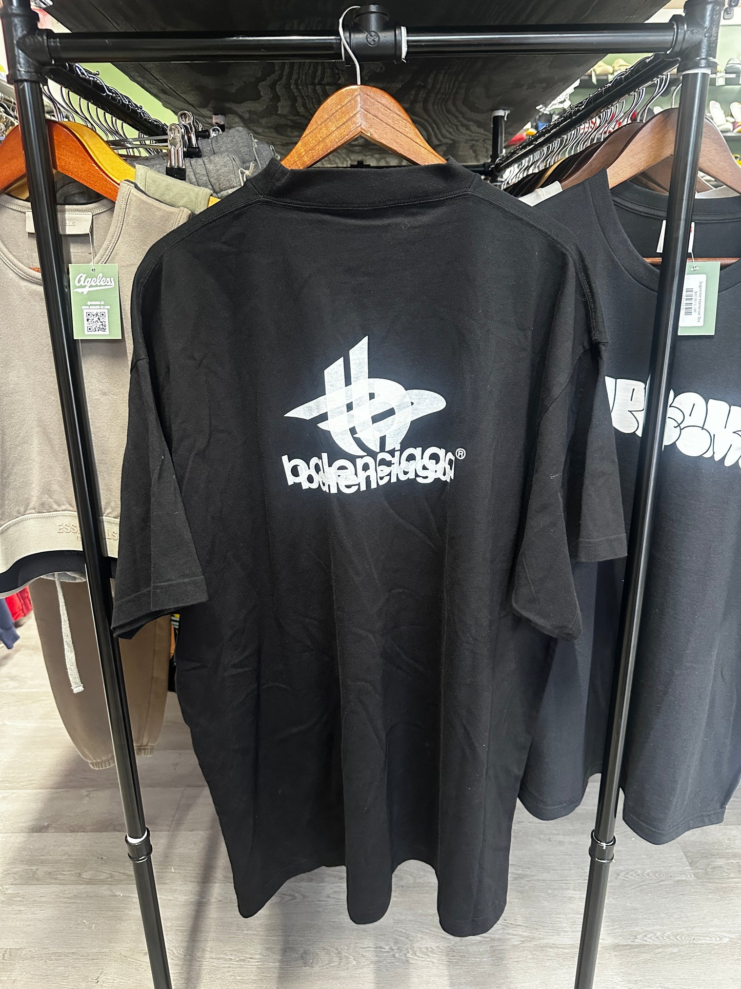 Balenciaga Layered Logo Tee