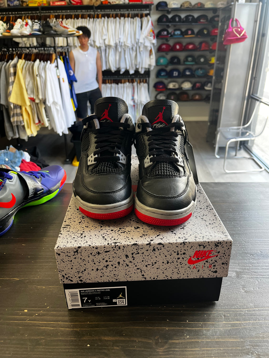 Pre-Owned Jordan 4 Retro Bred Reimagined (GS)