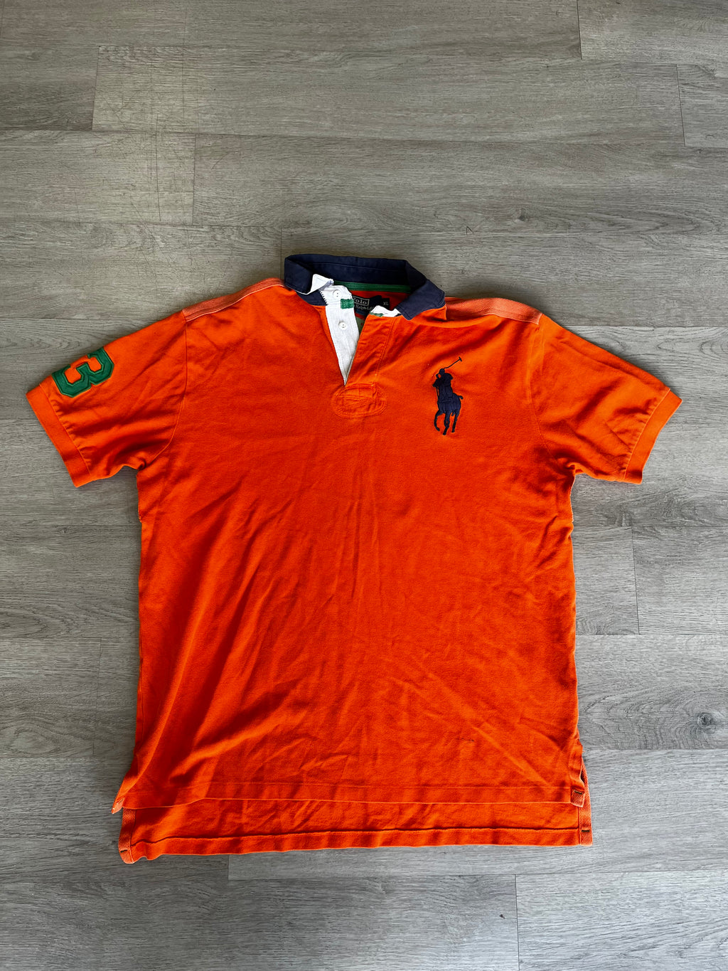 Vintage Big Pony Orange Polo Ralph Lauren